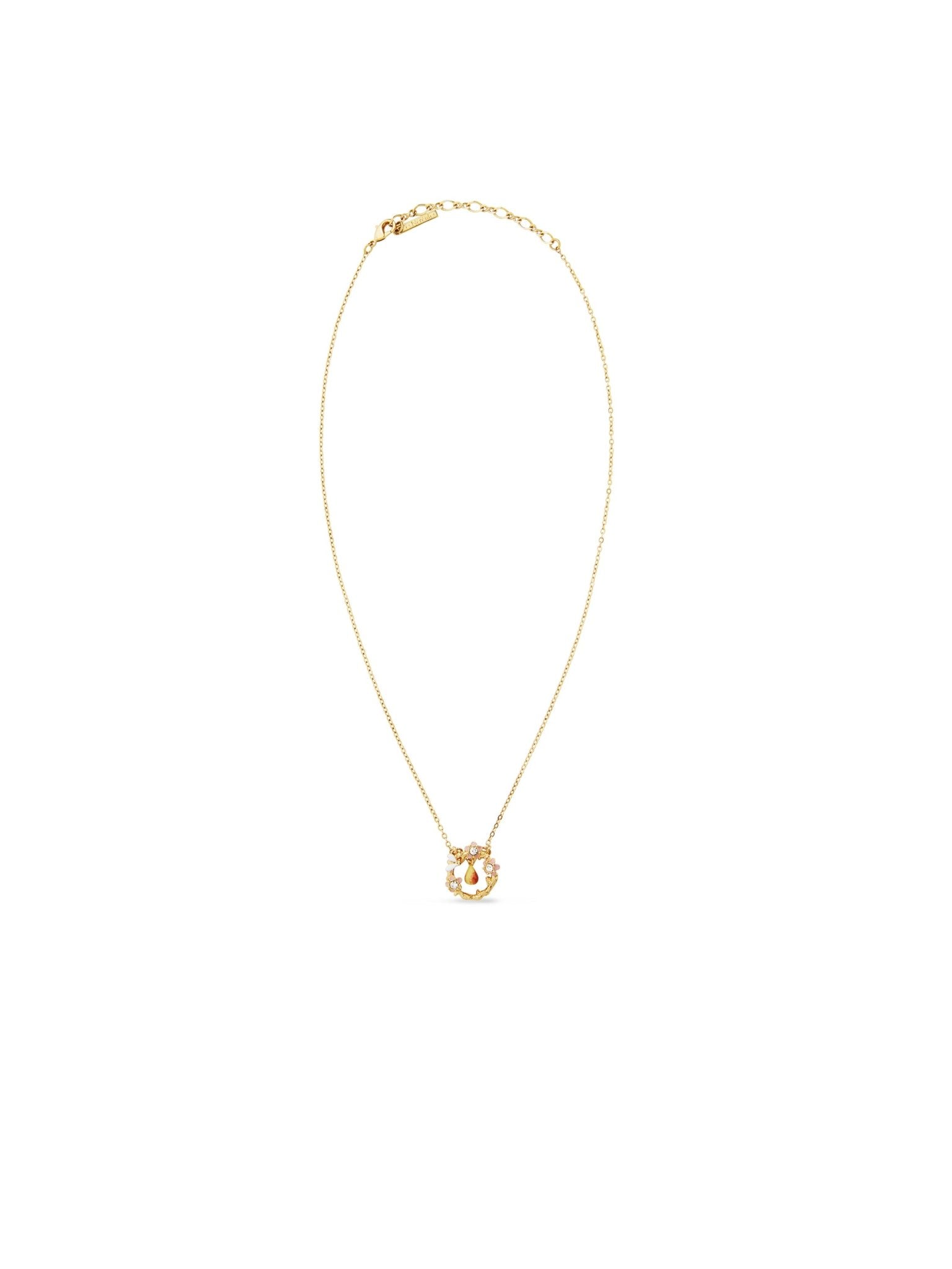 Apple Blossom, Pear And Bee Pendant Necklace | AUDC3031 - Les Nereides