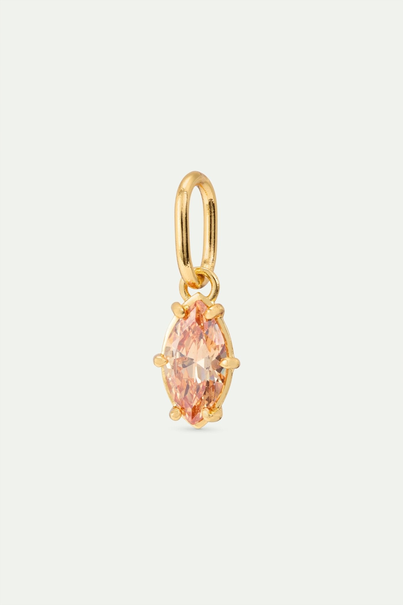 Apricot Orange Stone Pendant, Openness And Harmony | AWPE4191 - Les Nereides
