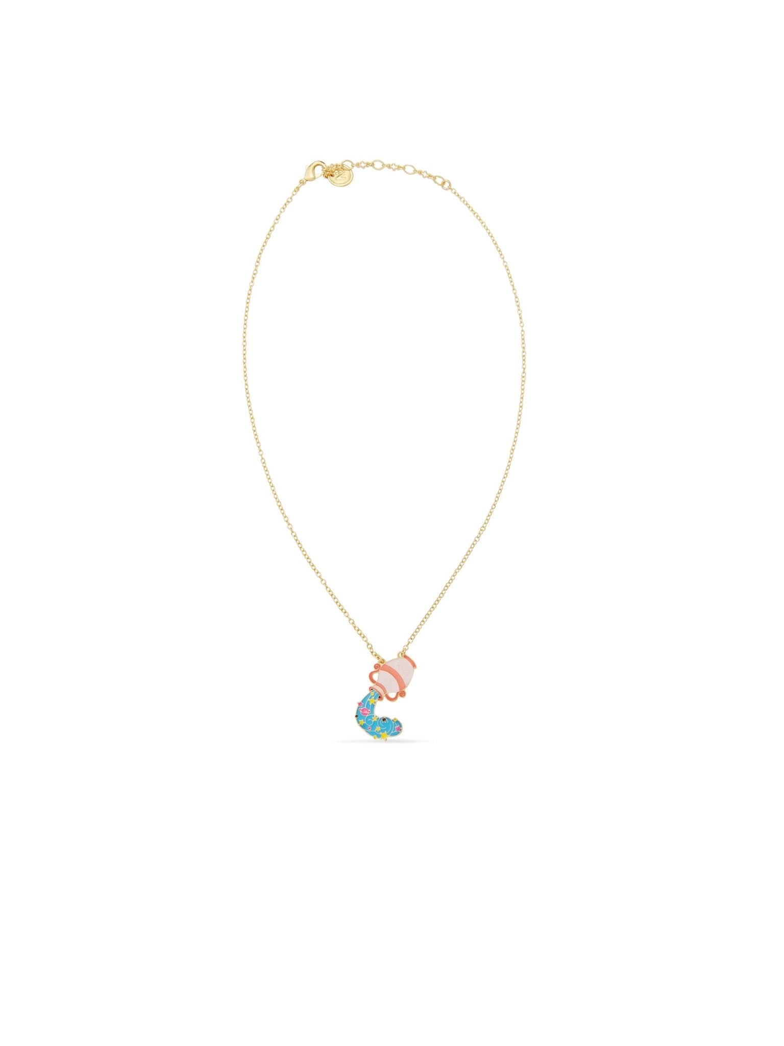 Aquarius Astrological Sign Pendant Necklace | AUSA3111 - Les Nereides