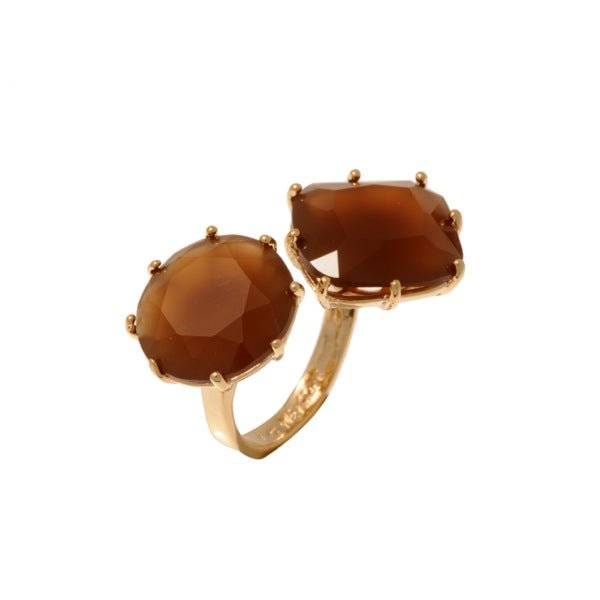 Bague La Diamantine Choco Rings | WLD611/11 - Les Nereides