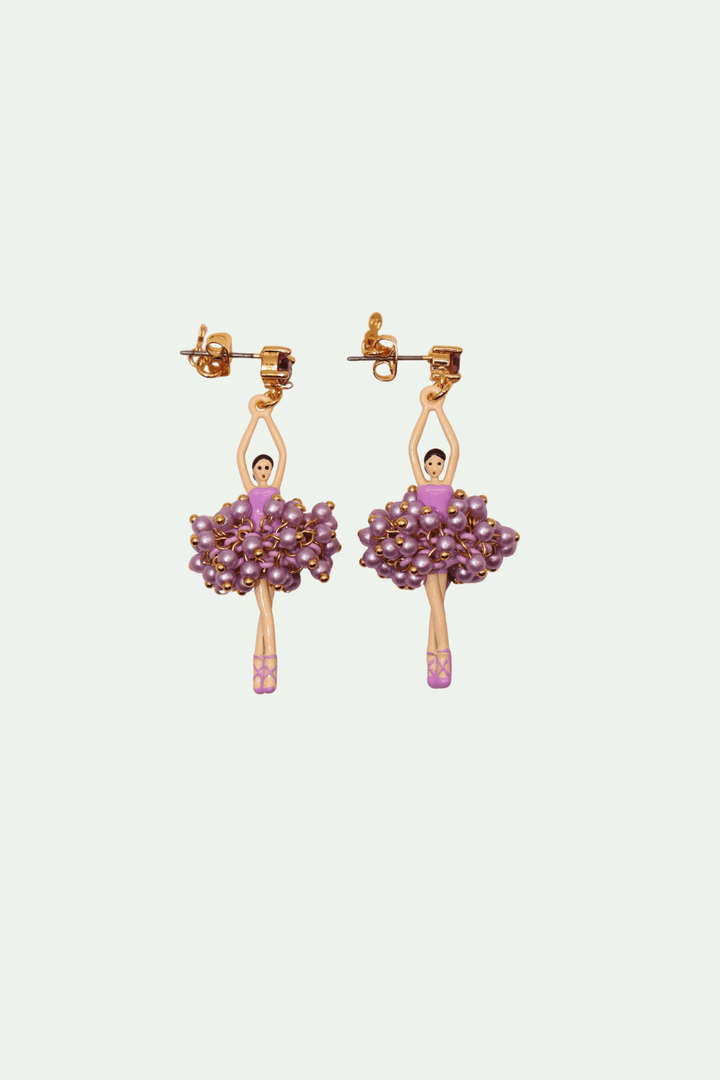 Ballerina Wisteria Earrings | AXDD115 - Les Nereides