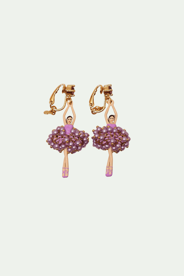 Ballerina Wisteria Earrings | AXDD115 - Les Nereides