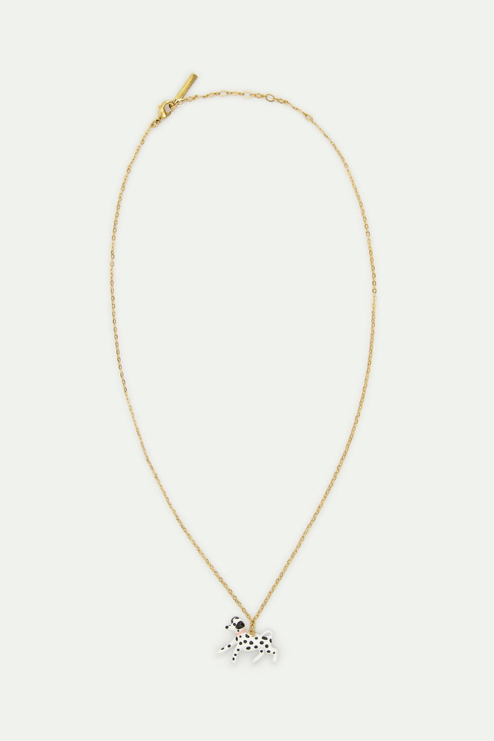 Black And White Dalmatian Pendant Necklace | AWLA3091 - Les Nereides