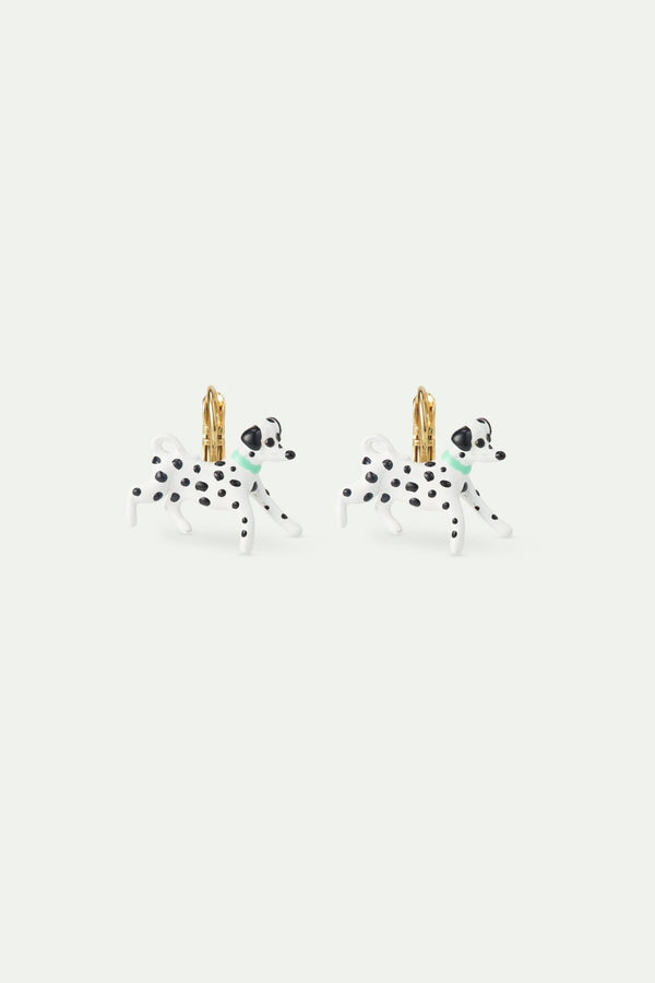 Black And White Dalmatian Sleeper Earrings | AWLA1061 - Les Nereides