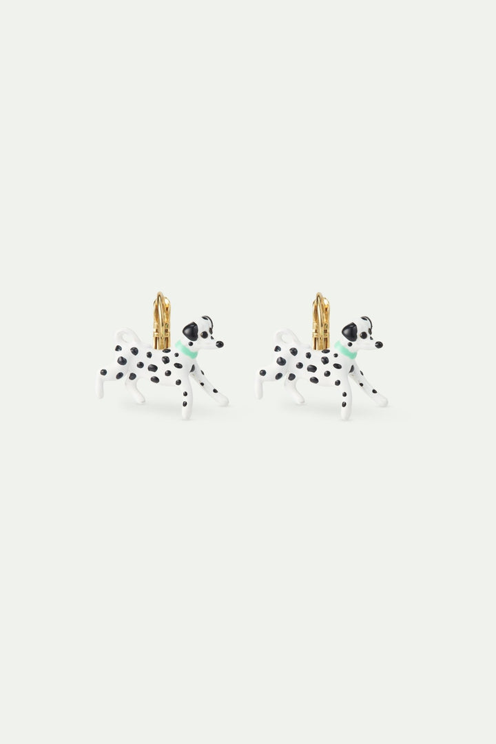 Black And White Dalmatian Sleeper Earrings | AWLA1061 - Les Nereides