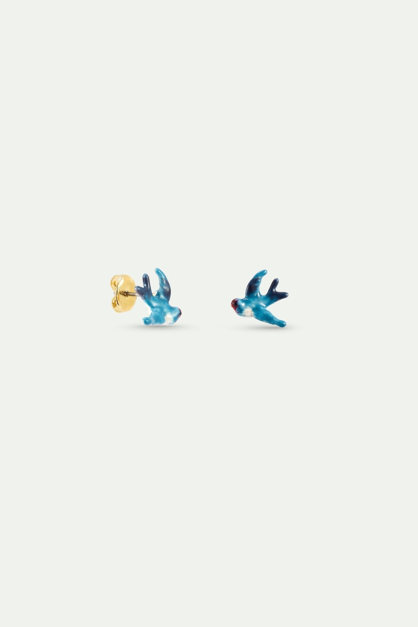 Blue Swallow Hook Earrings | AXLA1021 - Les Nereides