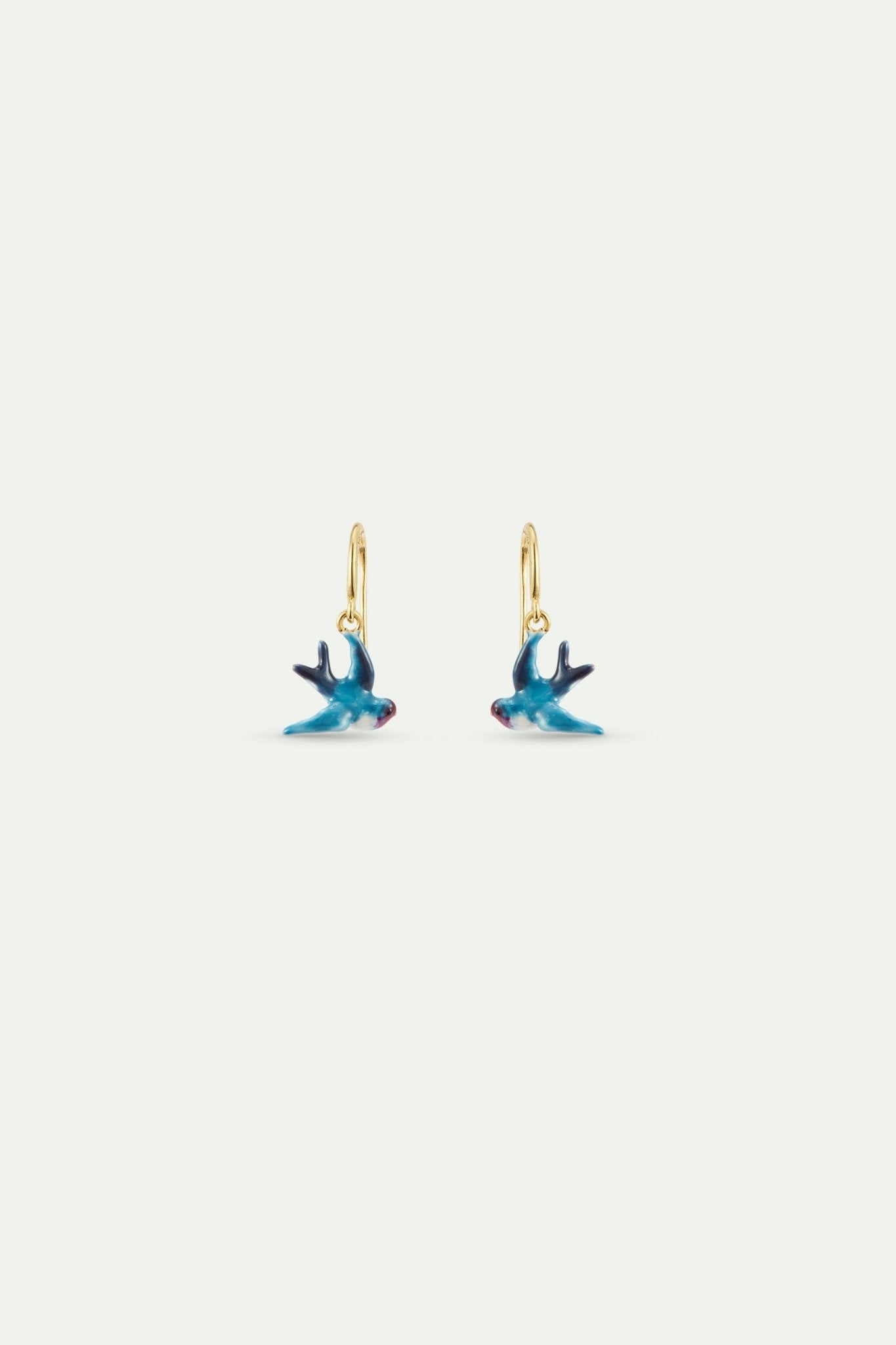 Blue Swallow Hook Earrings | AXLA1021 - Les Nereides