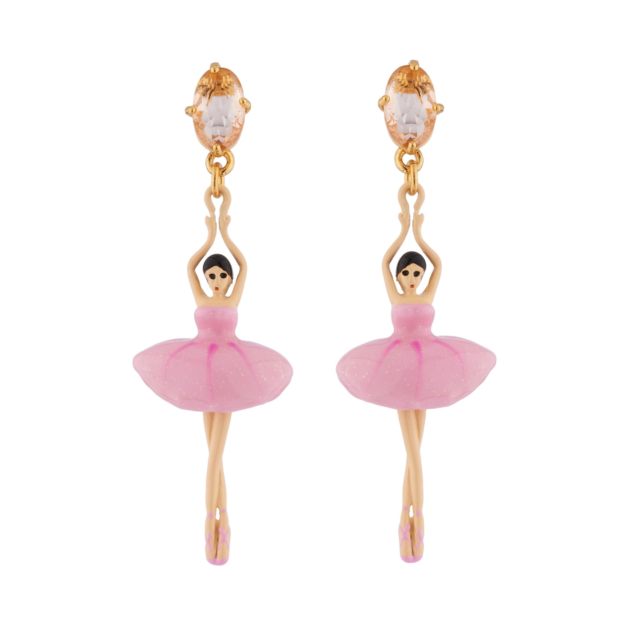 Bo Pas de Deux Pink Pink Earrings | RDD1152 - Les Nereides