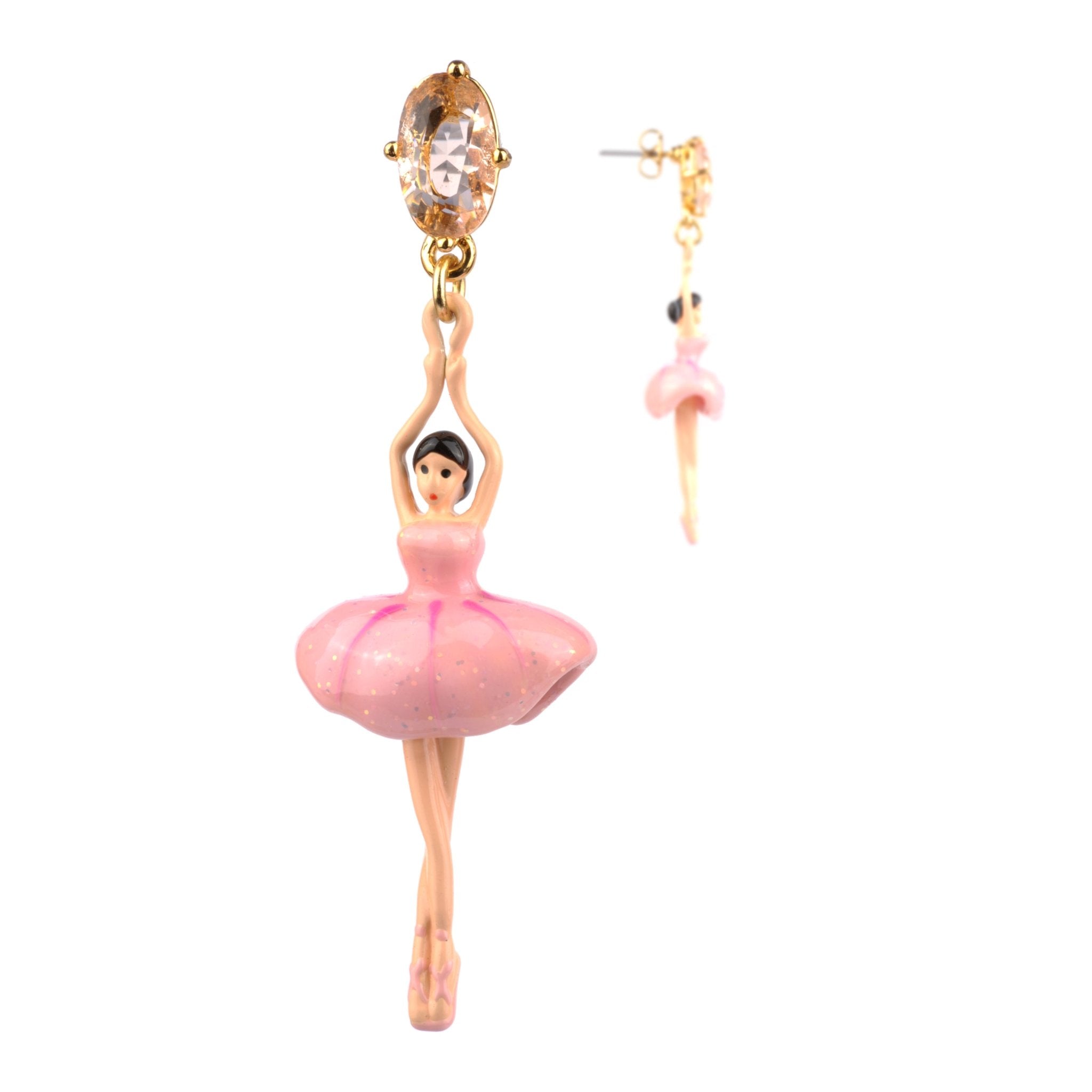Bo Pas de Deux Pink Pink Earrings | RDD1152 - Les Nereides