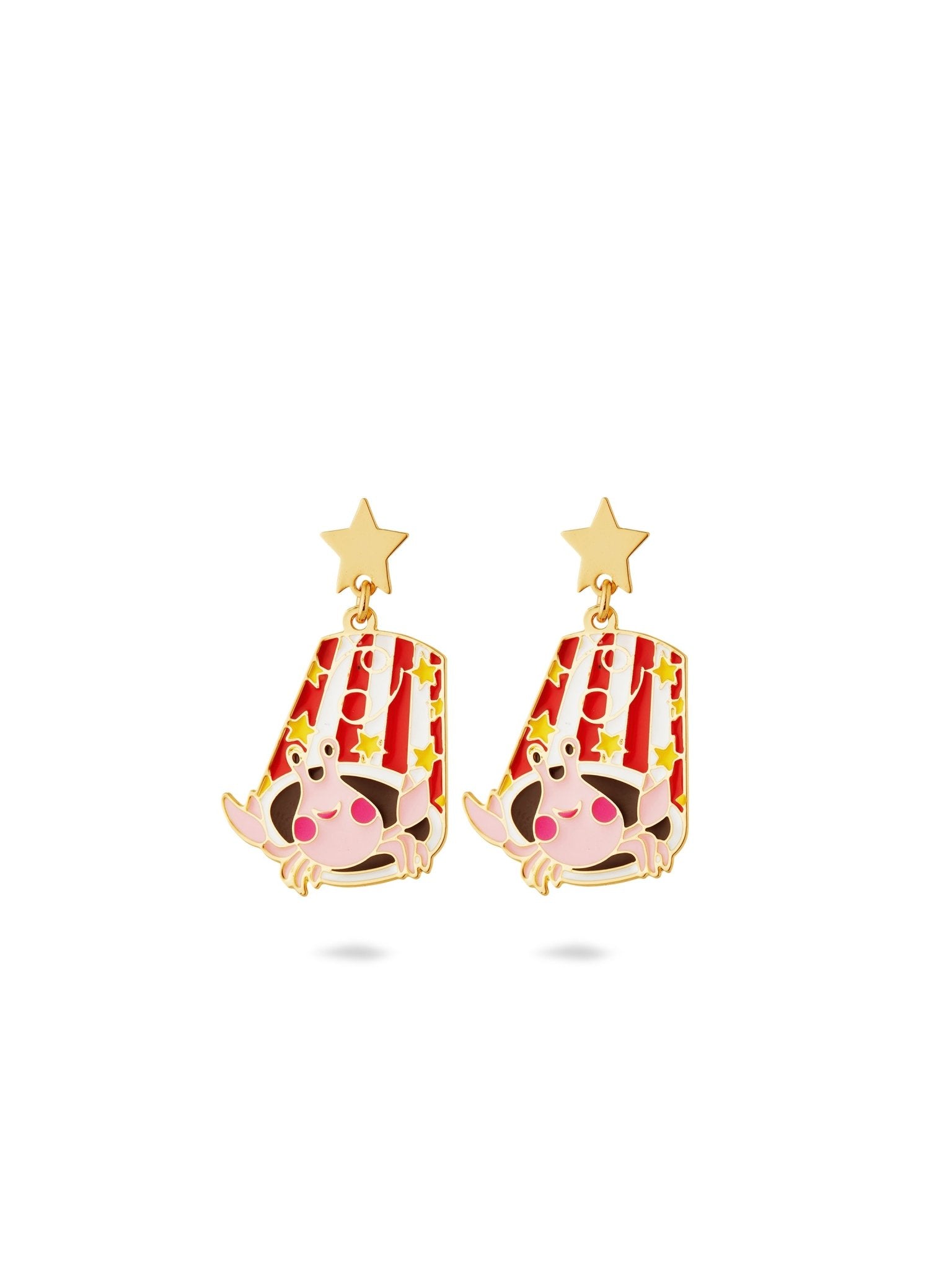 Cancer Astrological Sign Earrings | AUSA1041 - Les Nereides
