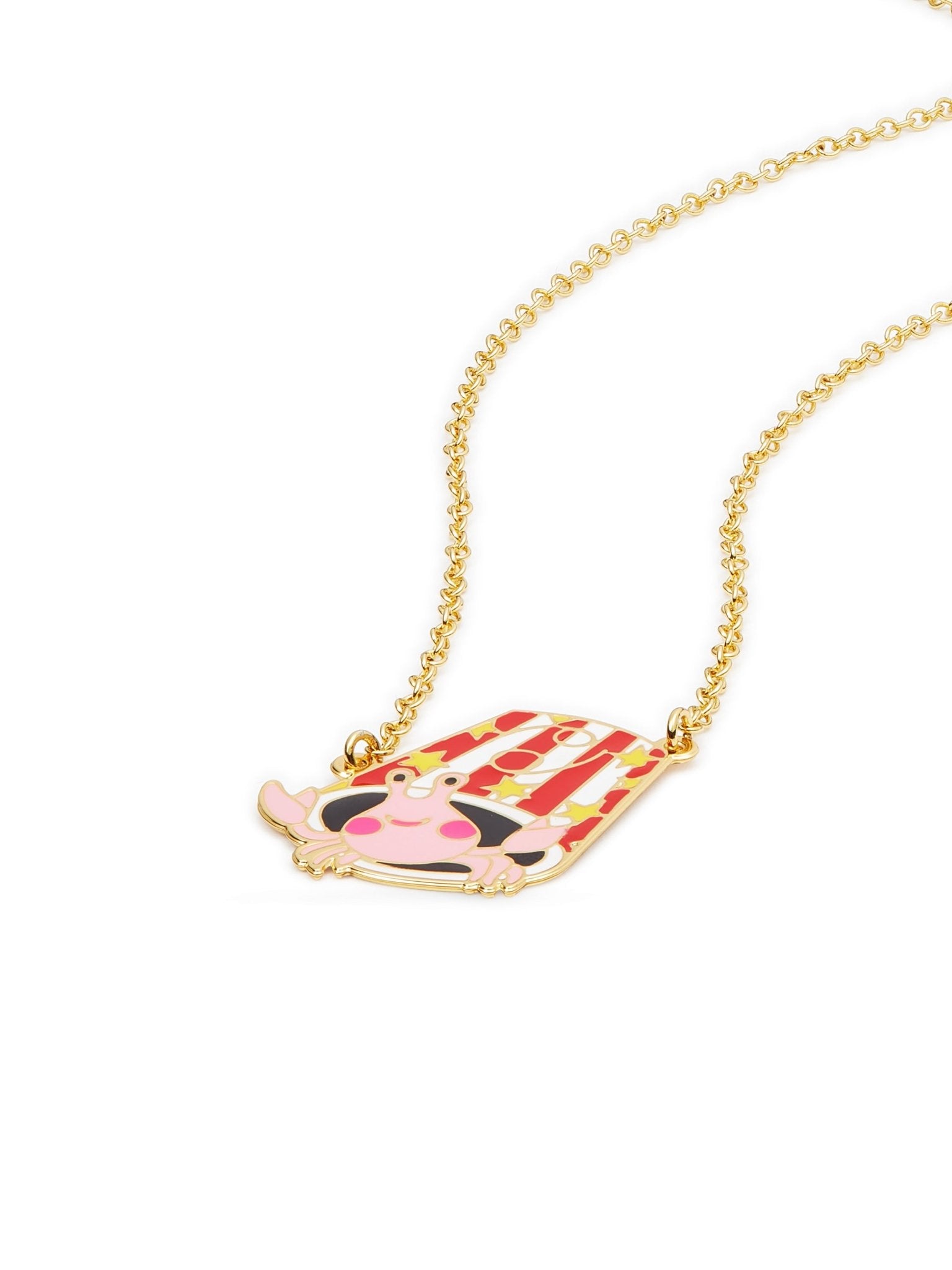 Cancer Astrological Sign Pendant Necklace | AUSA3041 - Les Nereides