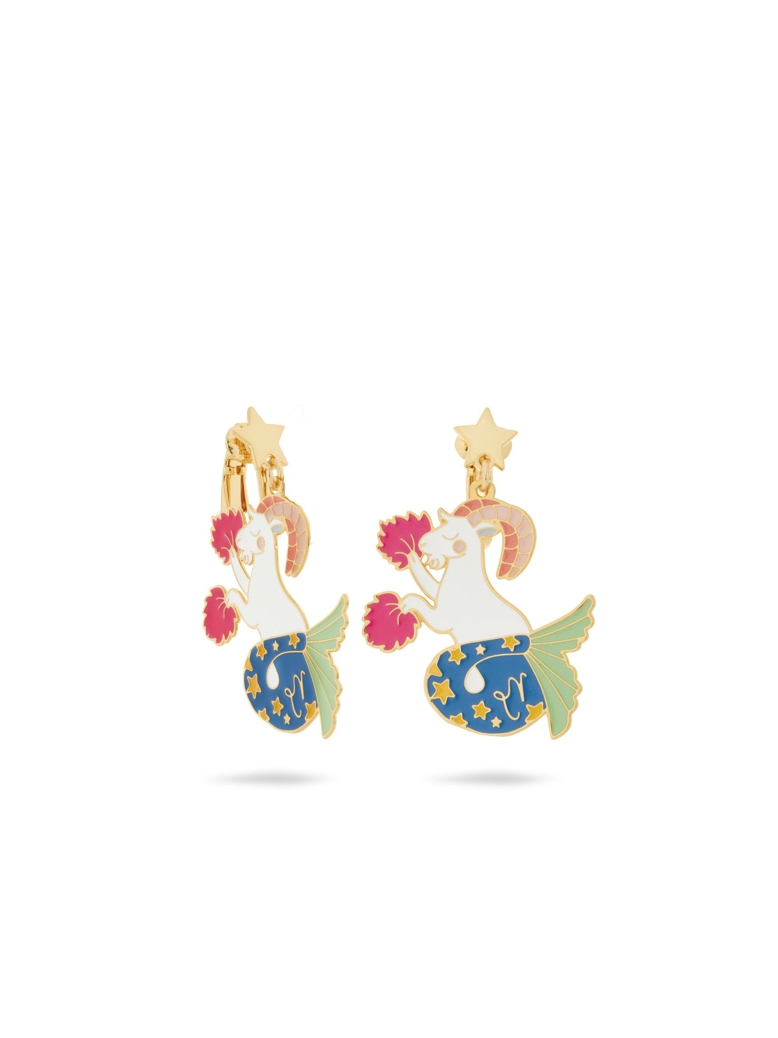 Capricorn Astrological Sign Earrings | AUSA1101 - Les Nereides