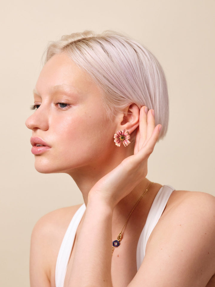 Cosmos Flower Earrings | ATFI1021 - Les Nereides