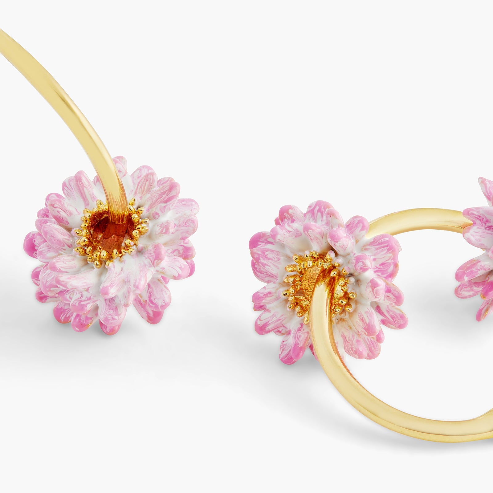 Daisy And Hoop Earrings | ATPO1091 - Les Nereides