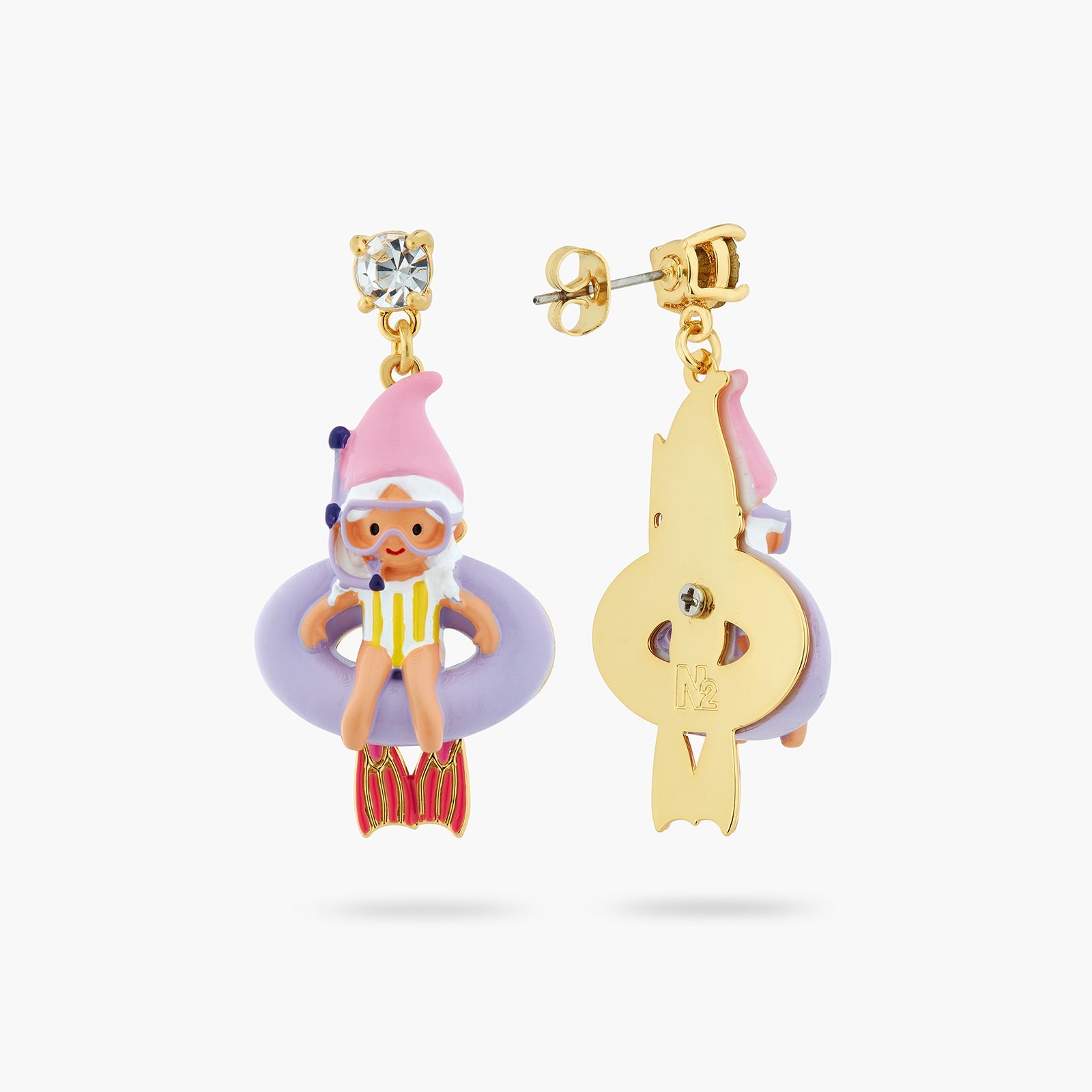 Diving Gnome Earrings | ATCP1041 - Les Nereides