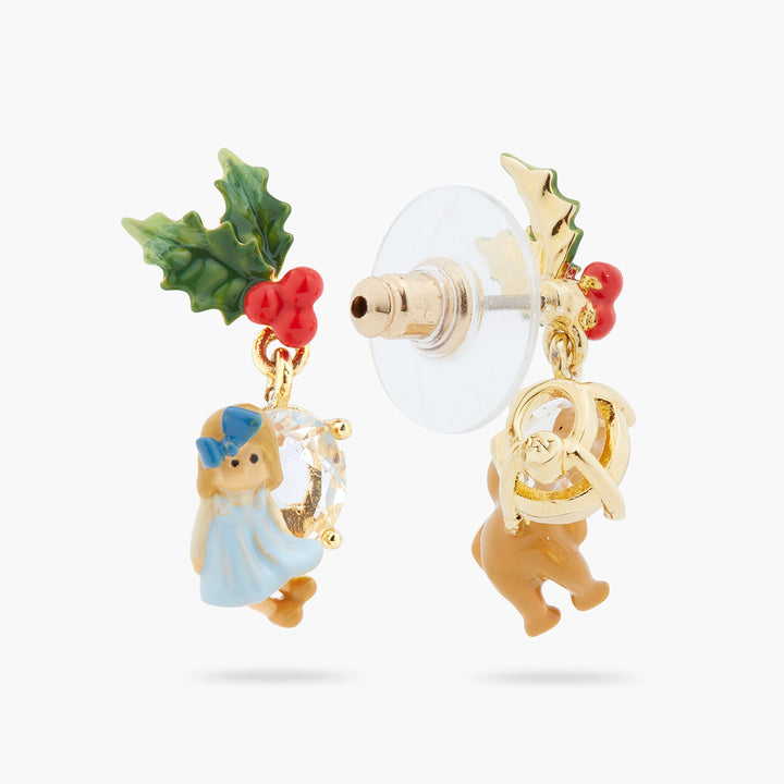 Doll And Teddy Bear Asymmetrical Earrings Les Néréides Ear – Les