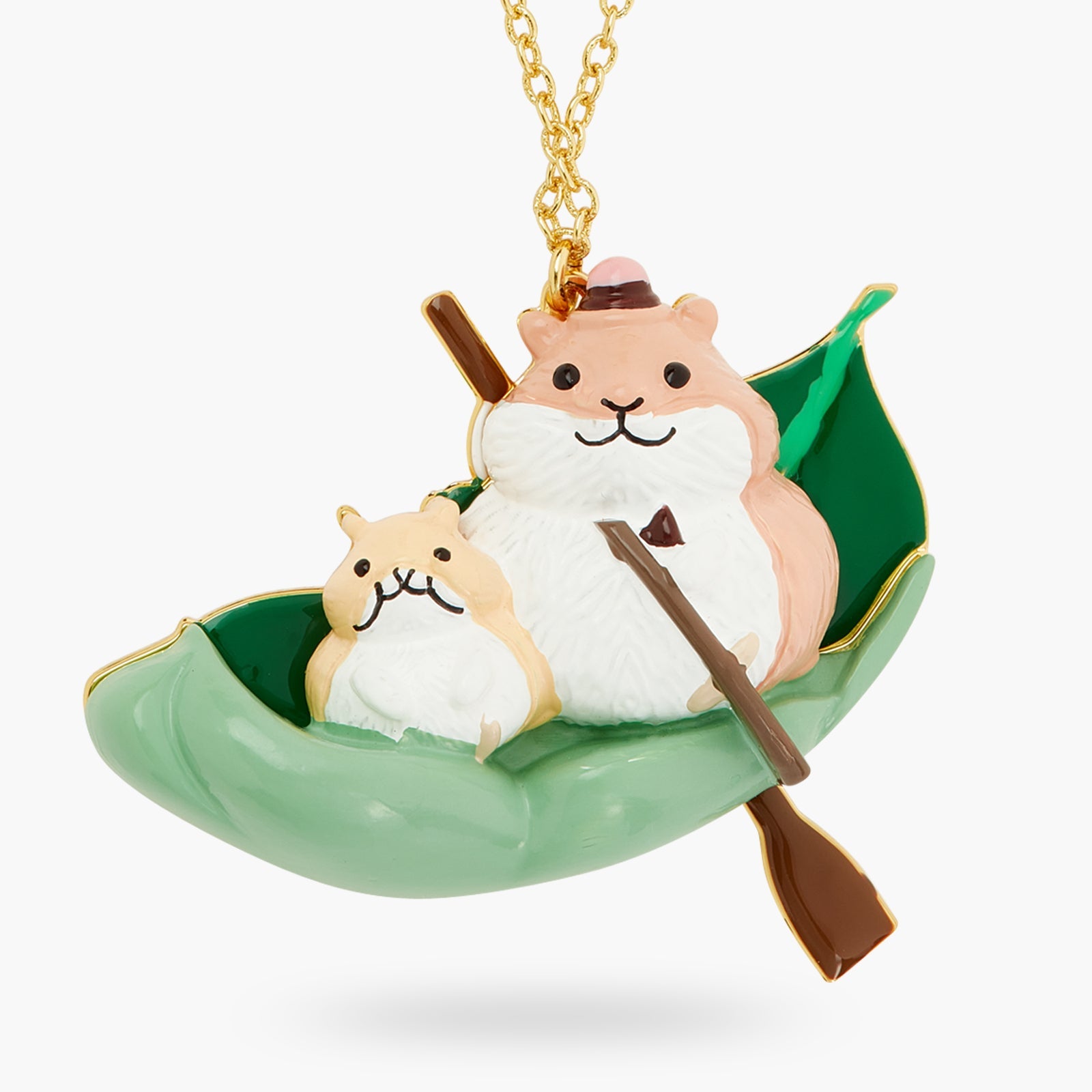 Exploring Hamsters Pendant Necklace | ATTO3031 - Les Nereides
