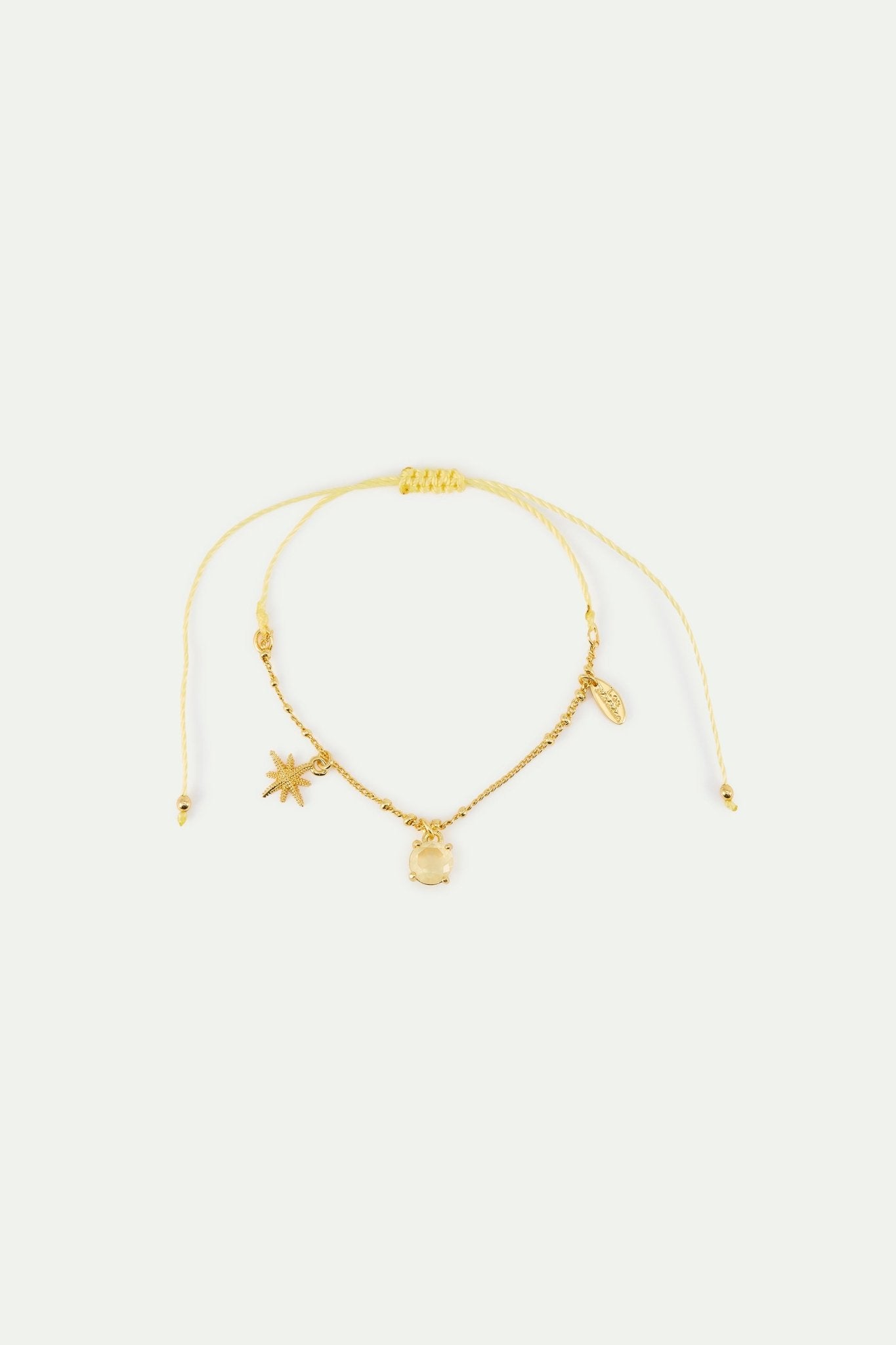 Fine Bracelet With Gold Star And Yellow Stone | AXGIFT2011 - Les Nereides
