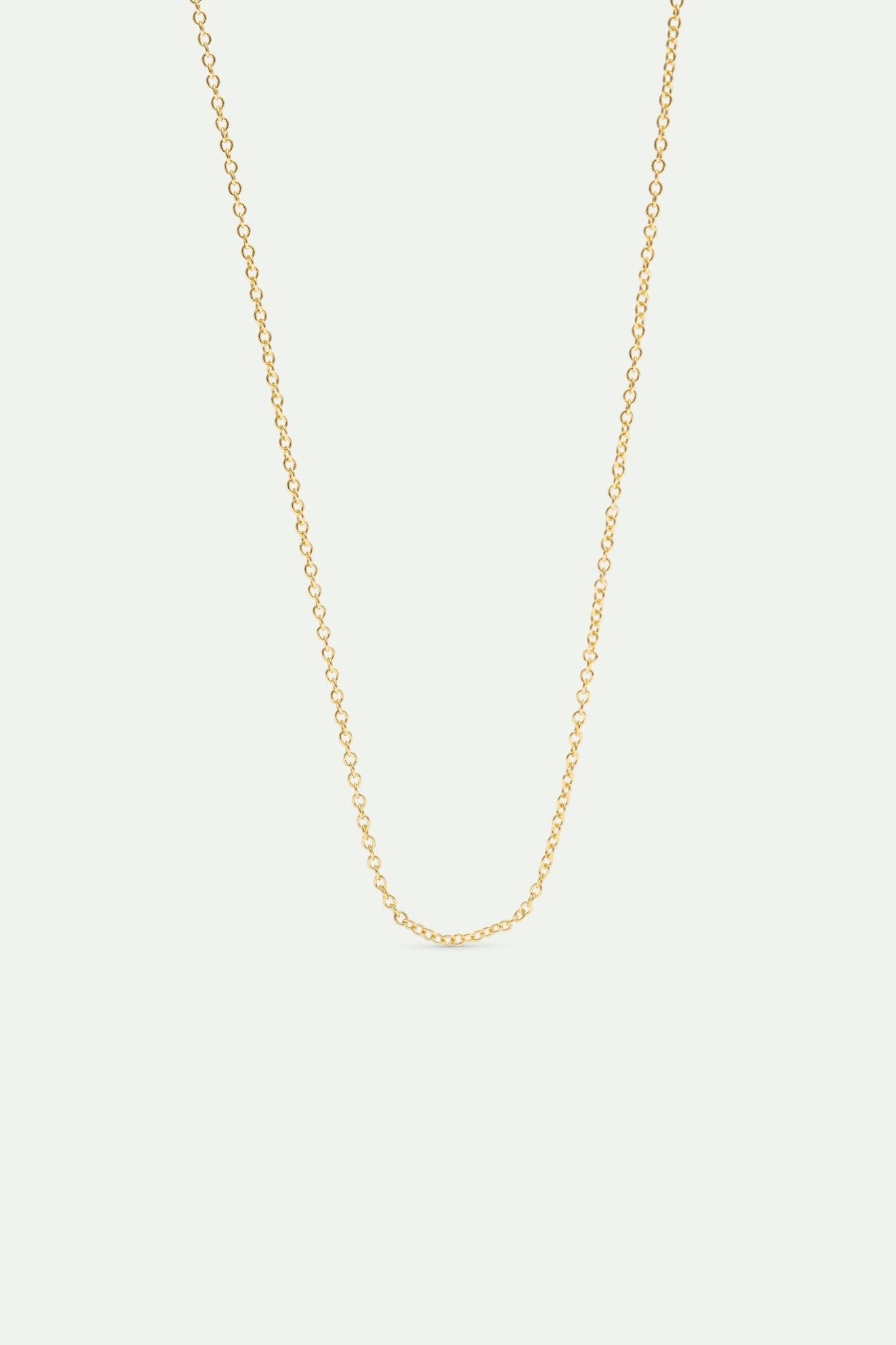 Fine Cable Chain Necklace | AXPE3011 - Les Nereides