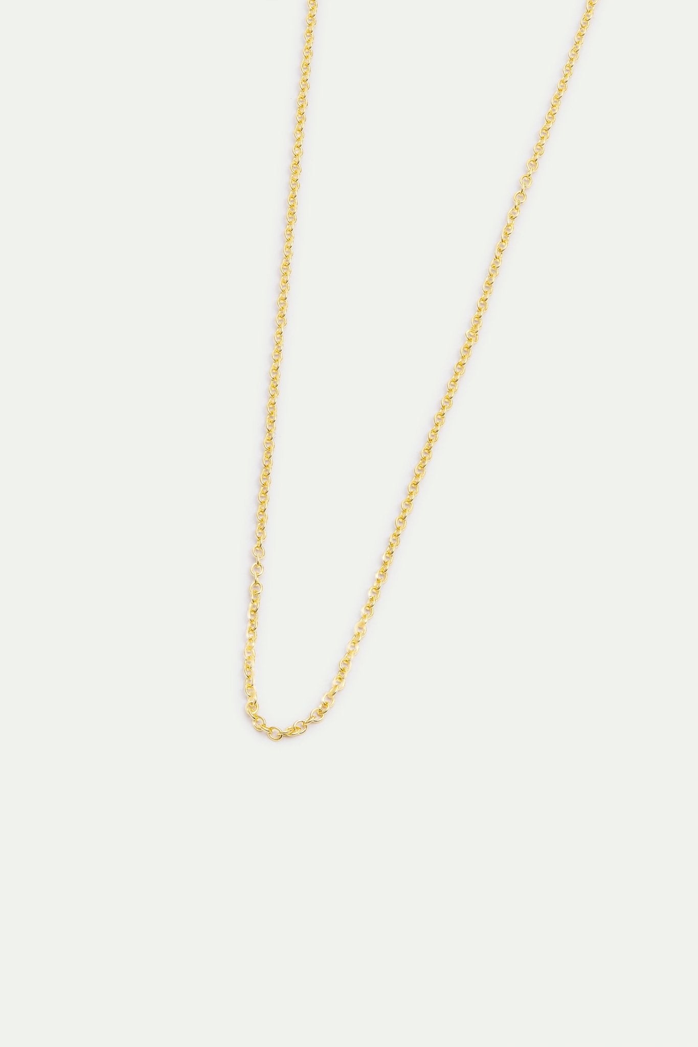 Fine Cable Chain Necklace | AXPE3011 - Les Nereides