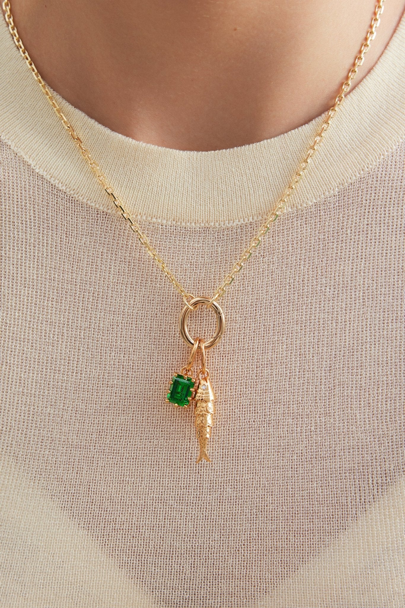 Fish Pendant, Luck And Virtue | AXPE4161 - Les Nereides