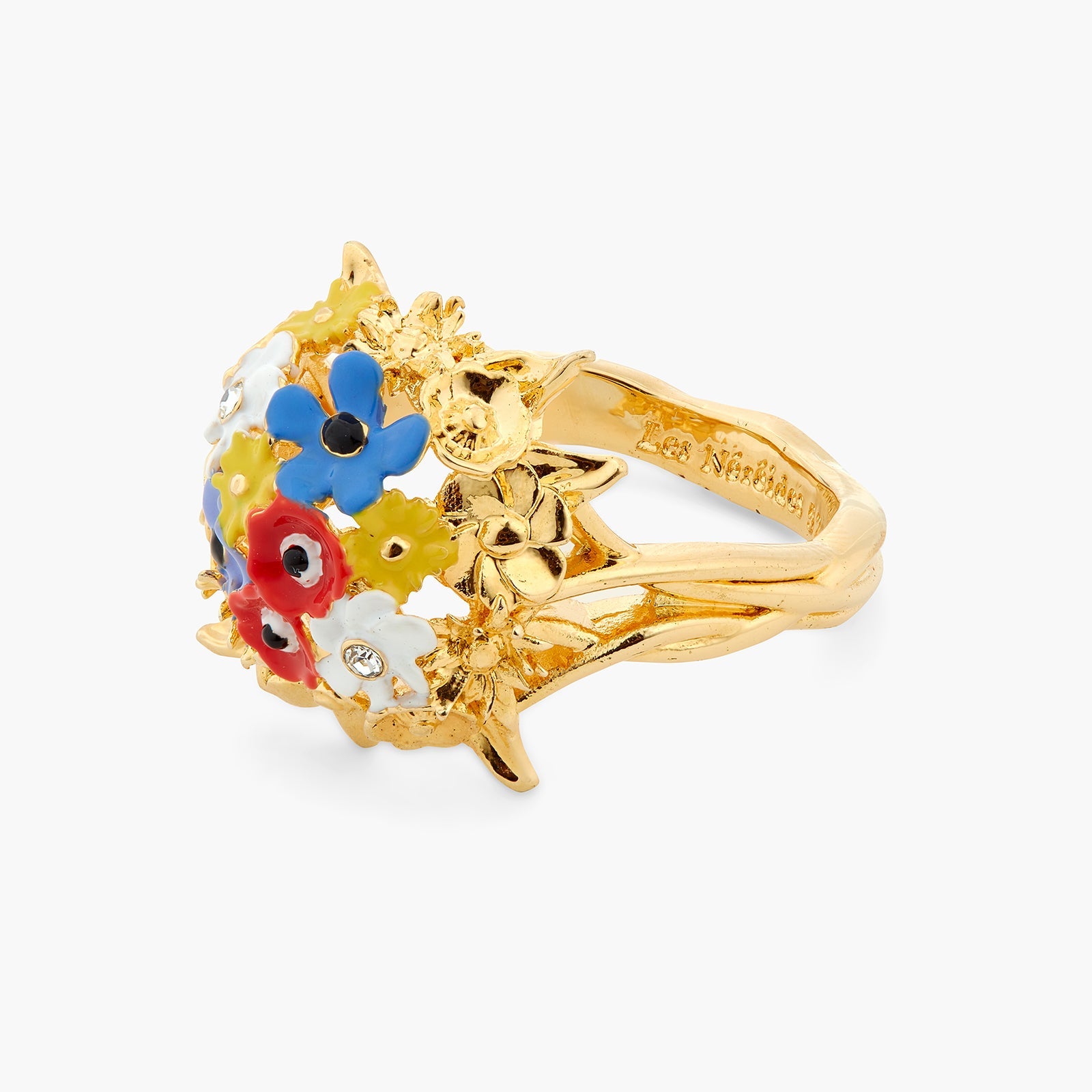 Flower Bouquet Cocktail Ring | ATPO6031 - Les Nereides
