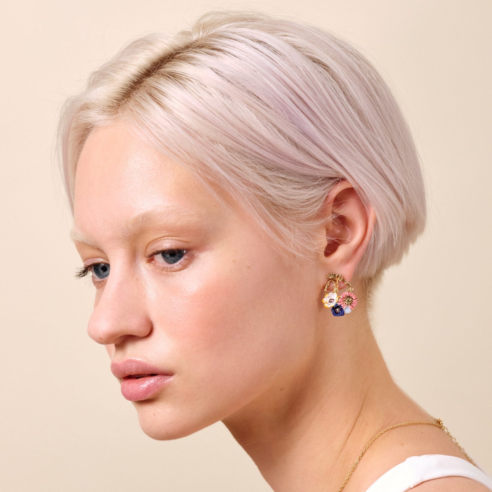 Flower Bouquet Earrings | ATFI1061 - Les Nereides