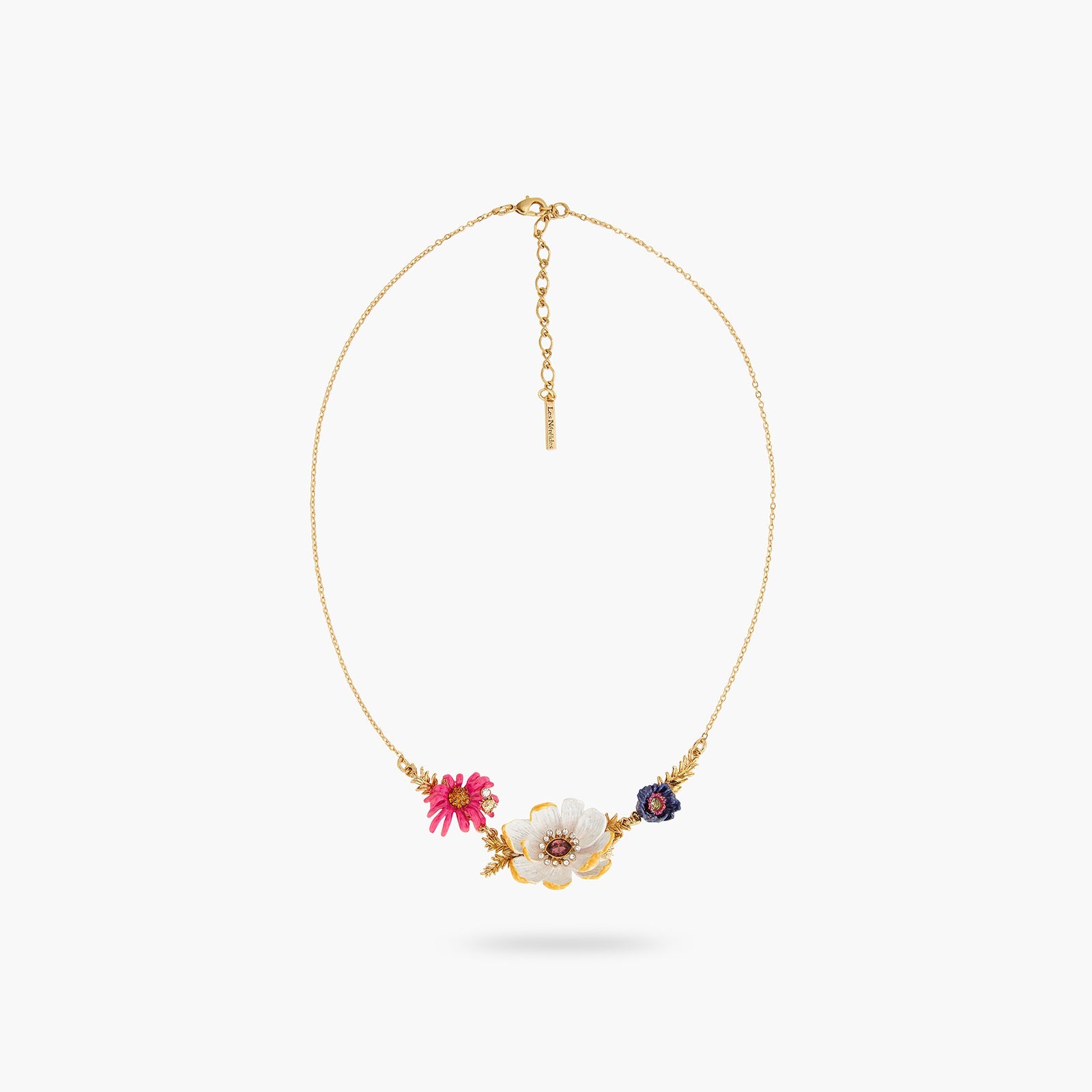 Flower Bouquet Statement Necklace | ATFI3011 - Les Nereides