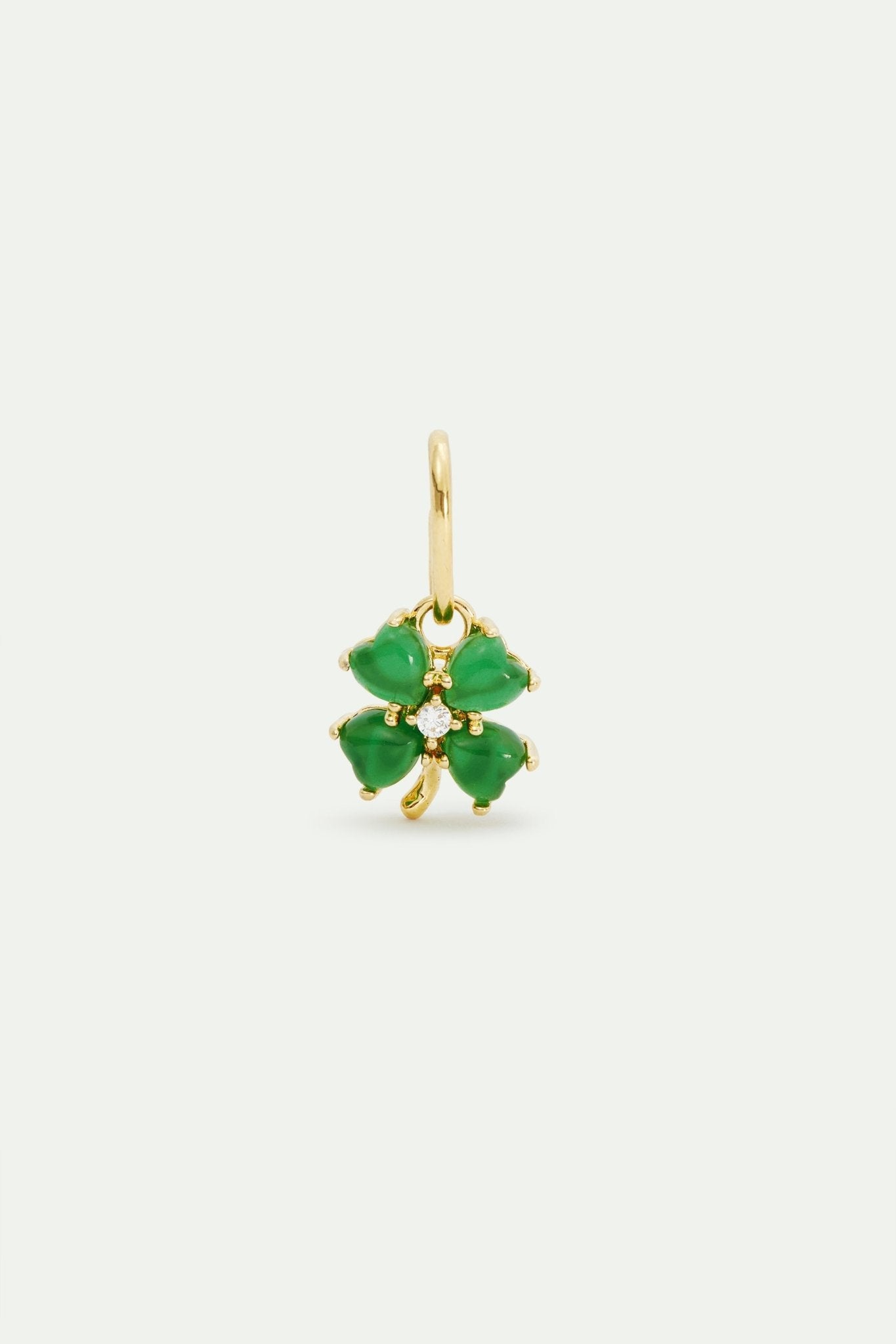 Four Leaf Clover Pendant, Luck And Optimism | AVPE4021 - Les Nereides
