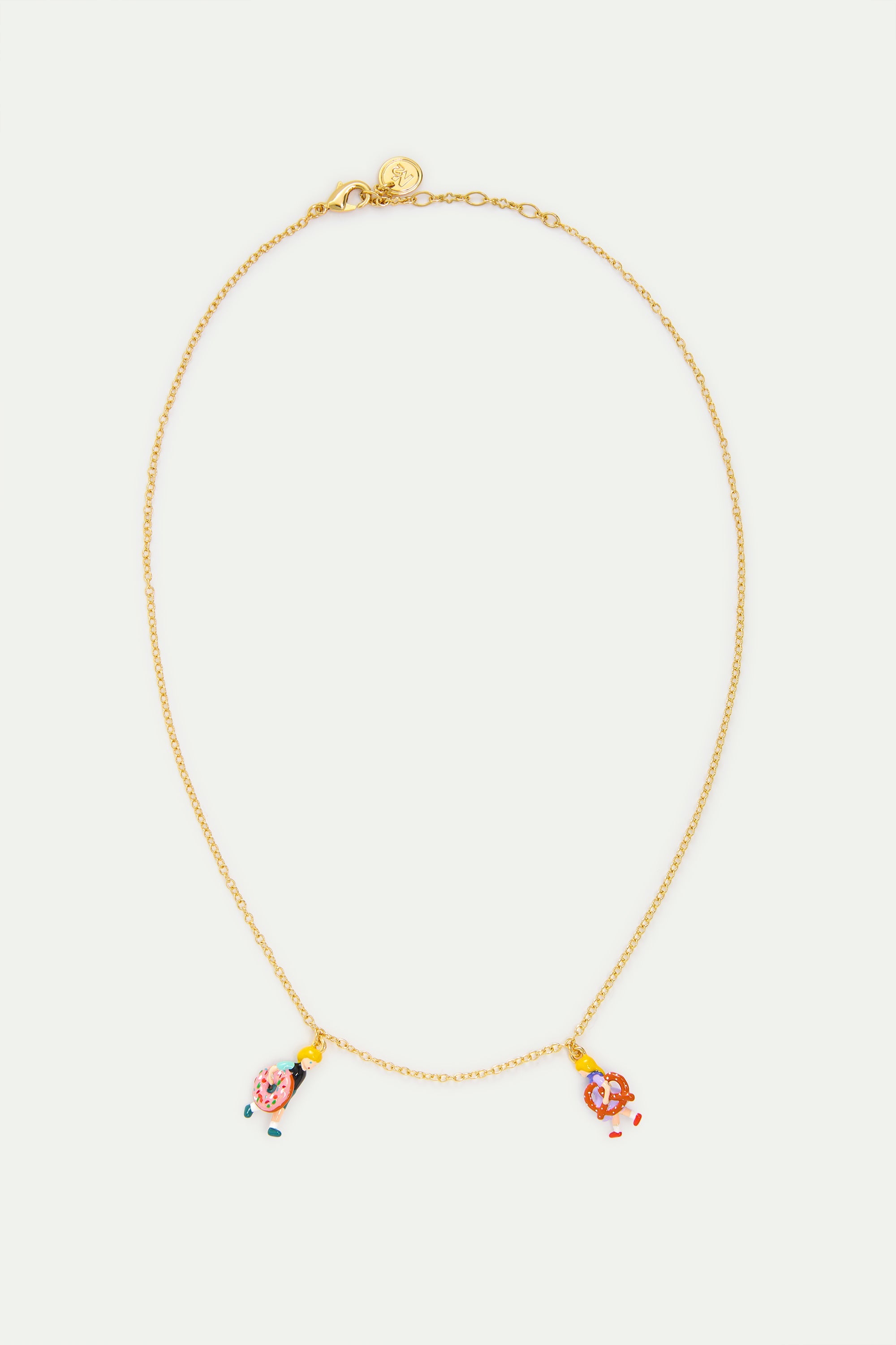 Hansel And Gretel Pink Necklace | AYCN3021