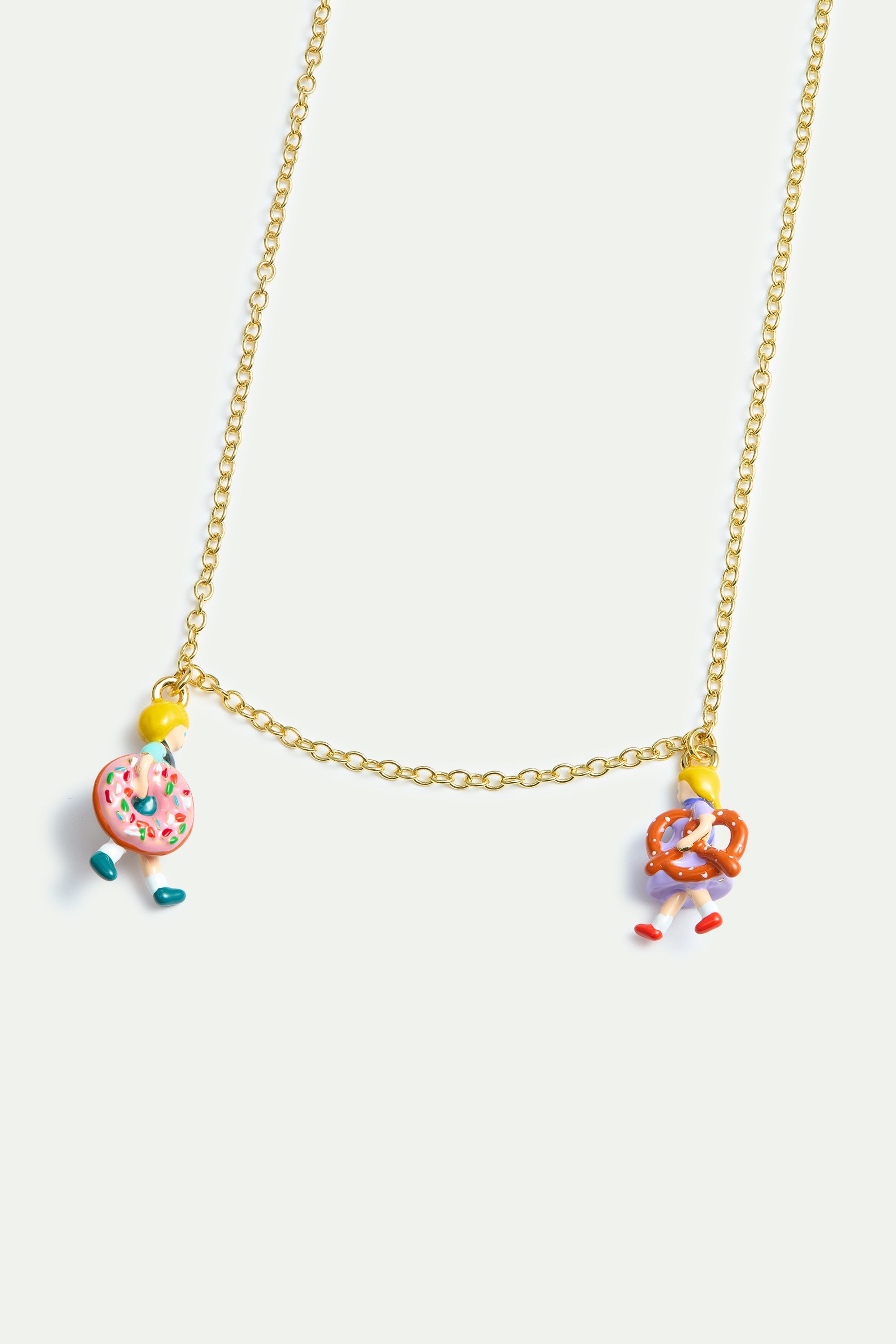Hansel And Gretel Pink Necklace | AYCN3021