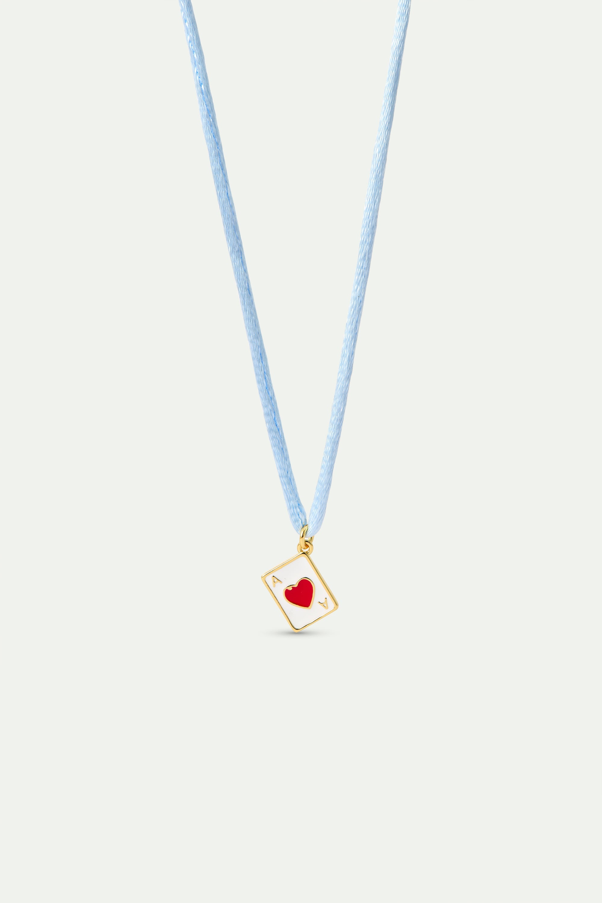 Heart Card Pendant Necklace | AYCN3081