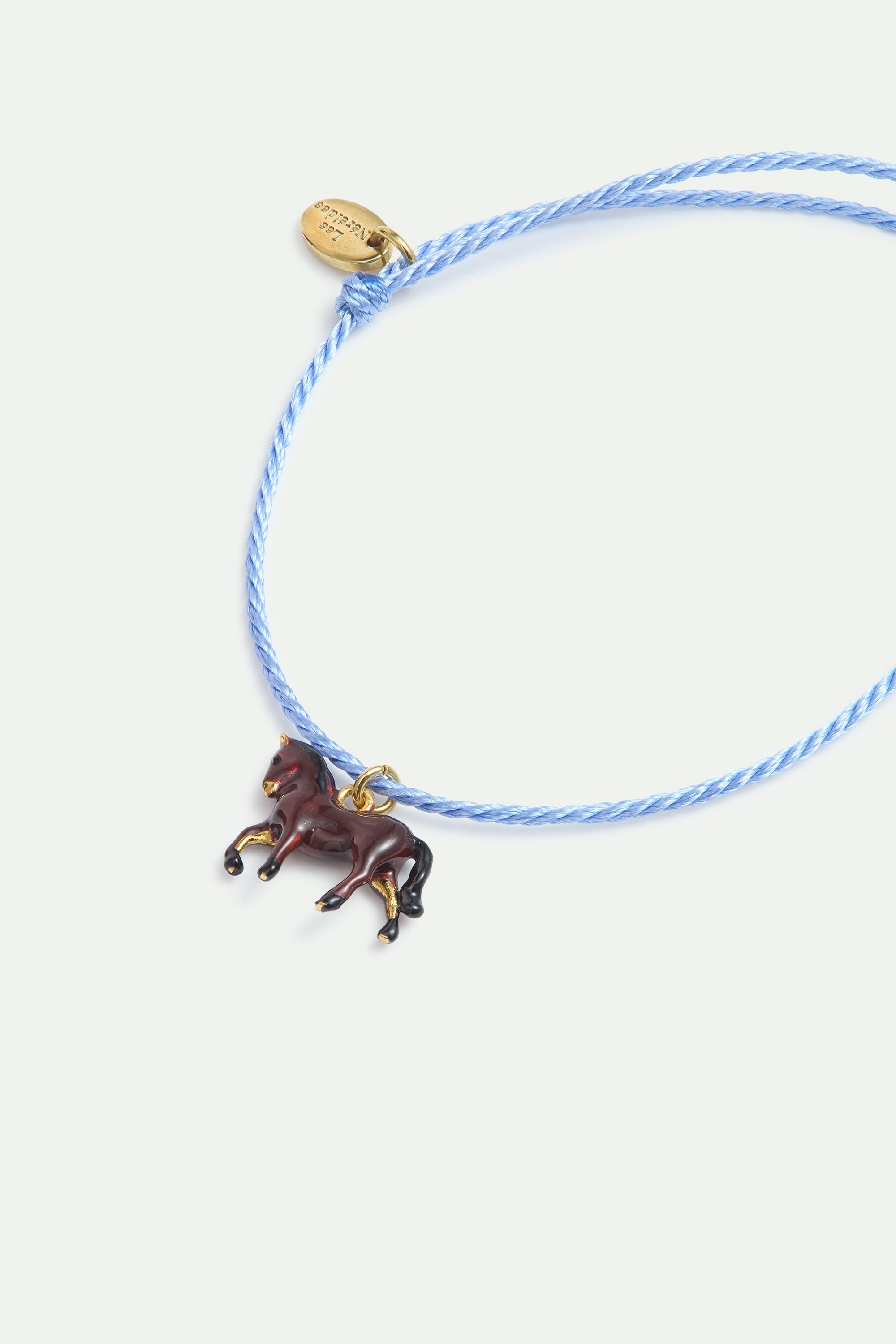 Blue Cord Horse Bracelet | AYLA2061