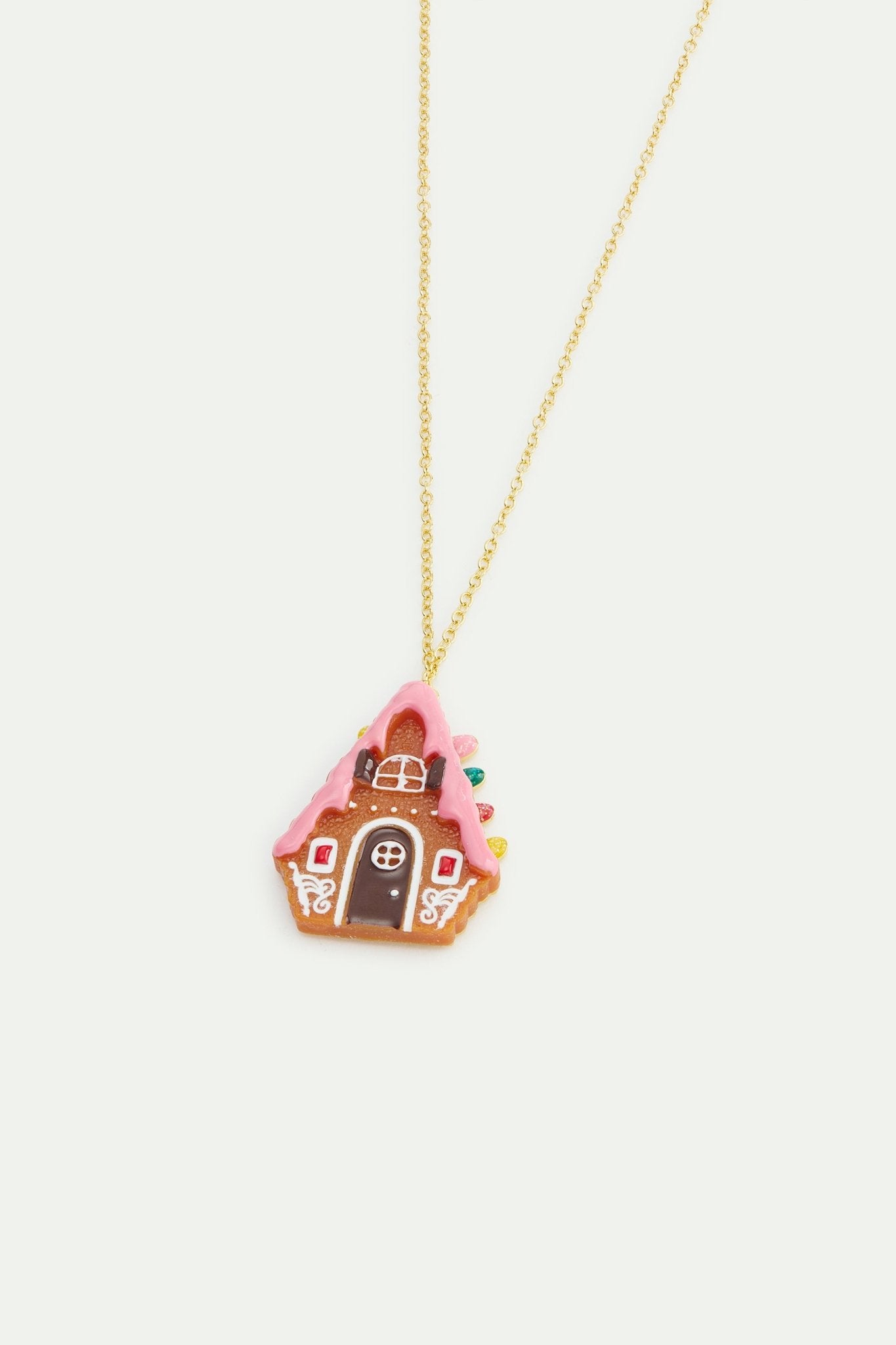 Gingerbread House Pendant Necklace | AWHG3011 - Les Nereides