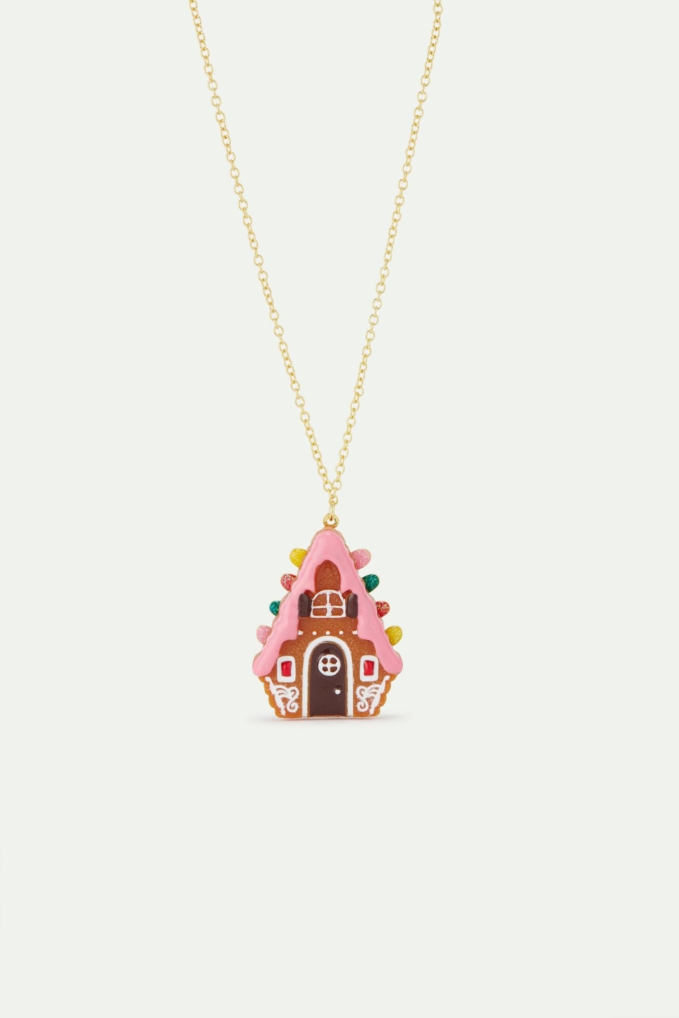 Gingerbread House Pendant Necklace | AWHG3011 - Les Nereides