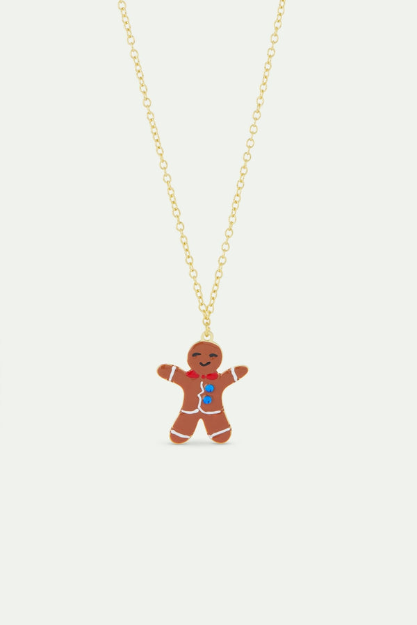 Gingerbread Man Pendant Necklace | AWWI3021 - Les Nereides