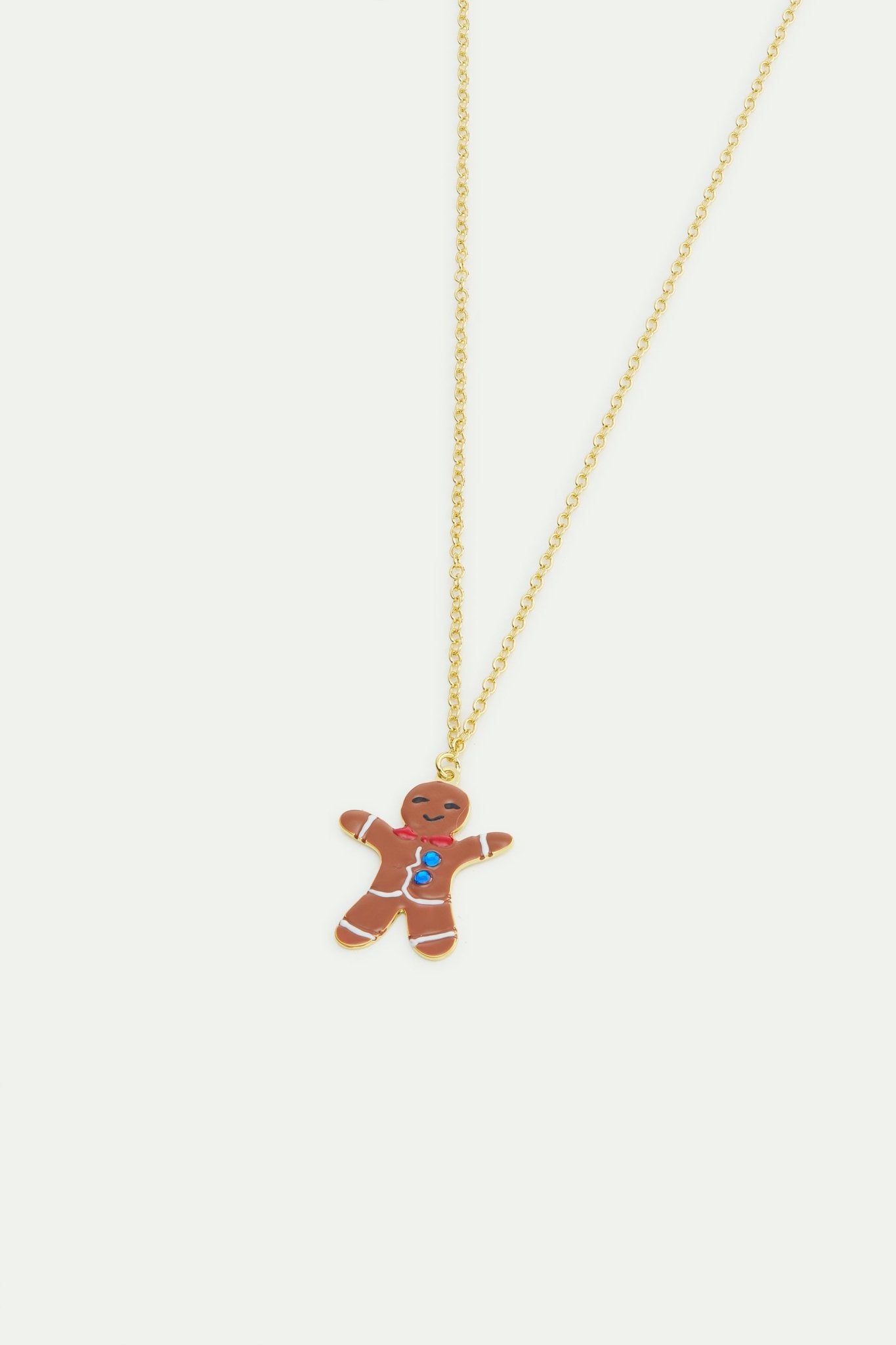 Gingerbread Man Pendant Necklace | AWWI3021 - Les Nereides