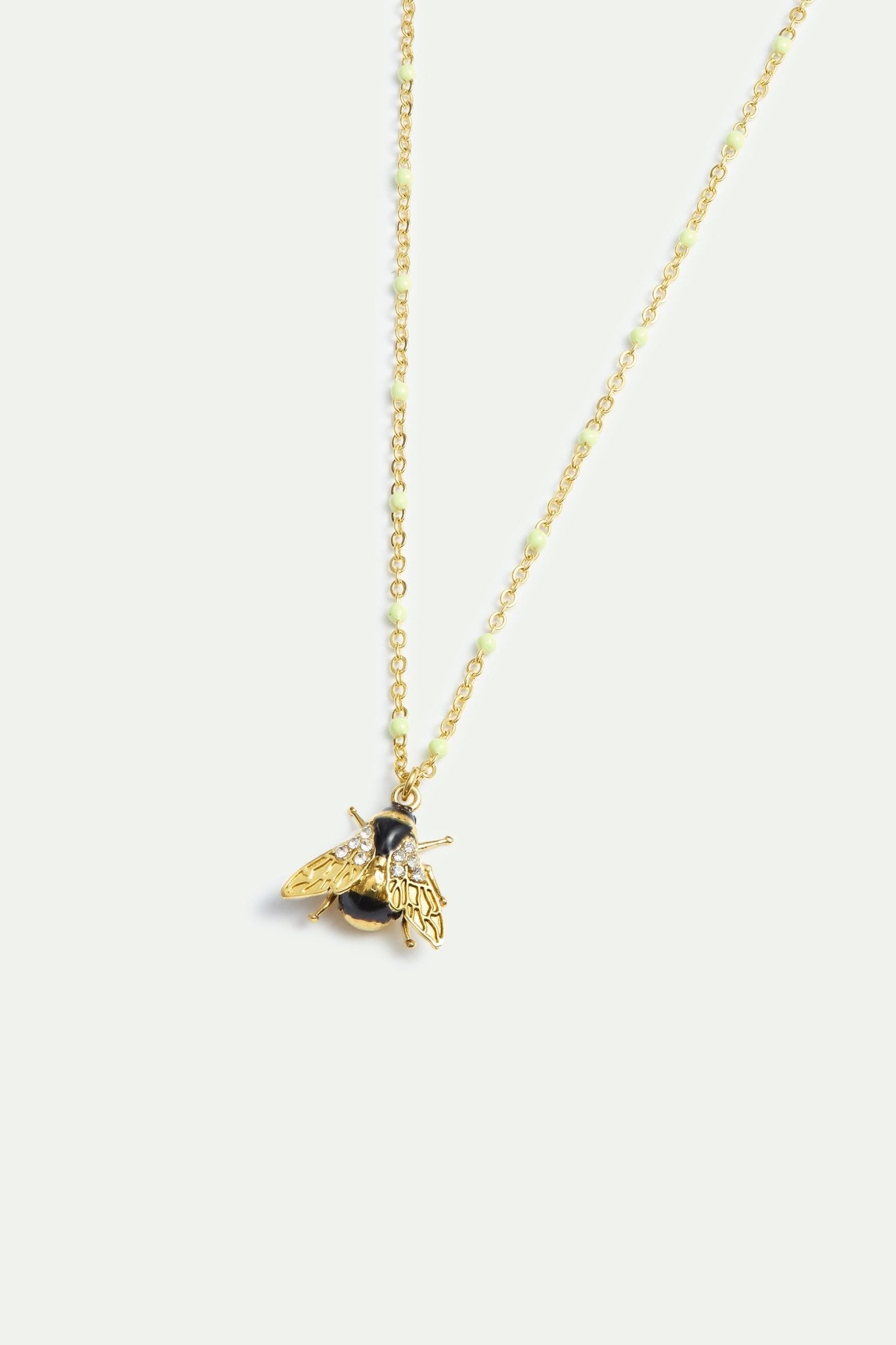 Gold Bees And Crystal Bracelet | AYLA3041 - Les Nereides Paris