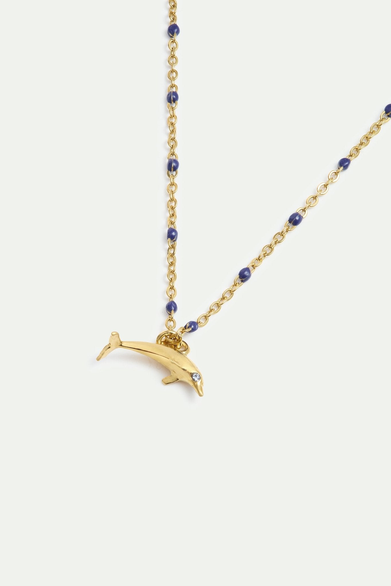 Gold Dolphin Pendant Bracelet | AYLA2091 - Les Nereides Paris