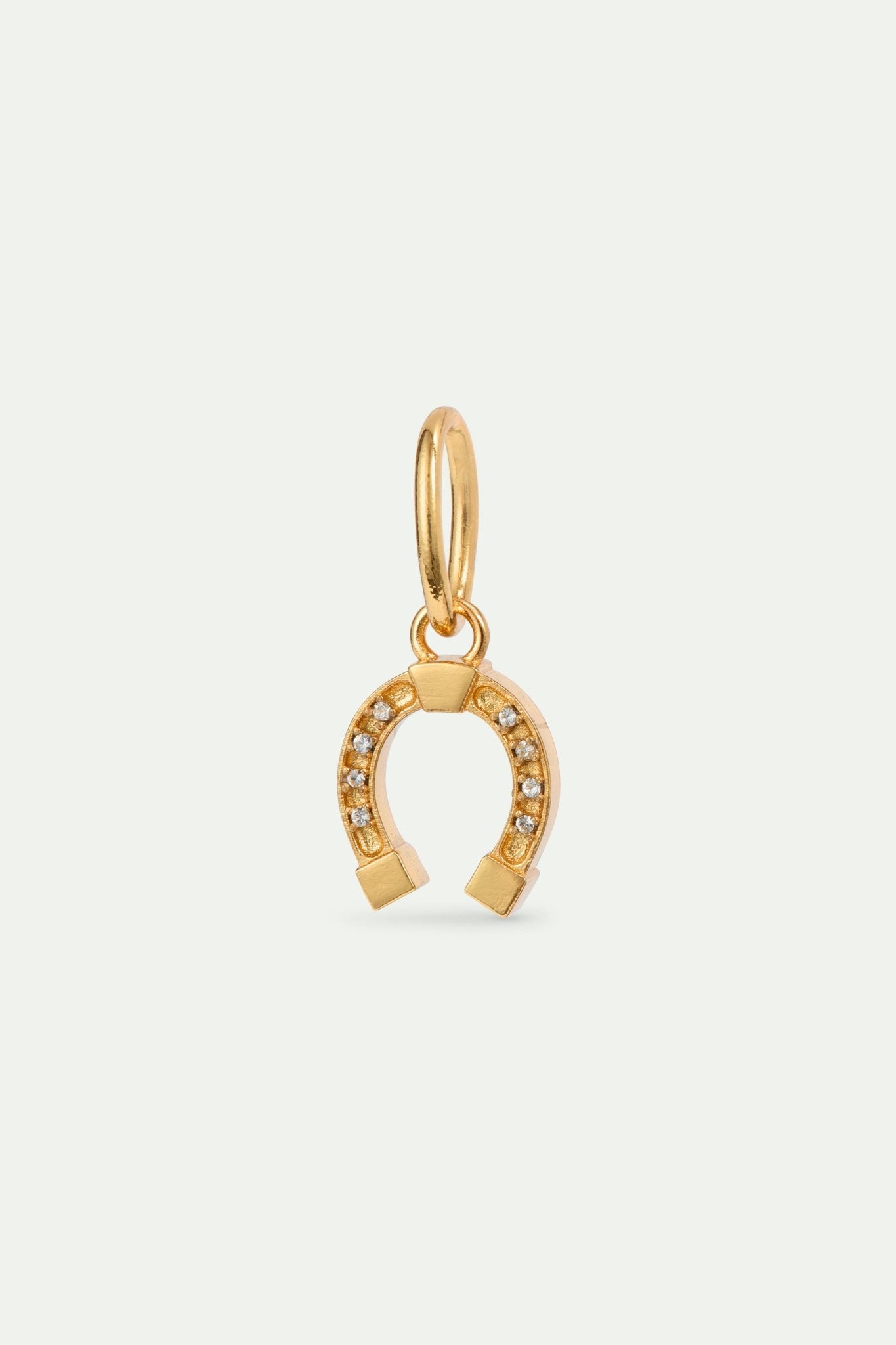 Gold - Plated Horseshoe Pendant, Conjuring And Abnegation | AWPE4461 - Les Nereides