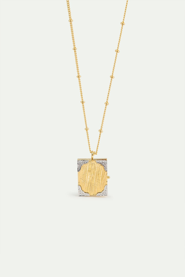 Golden art case pendant necklace | AVIP3011 - Les Nereides