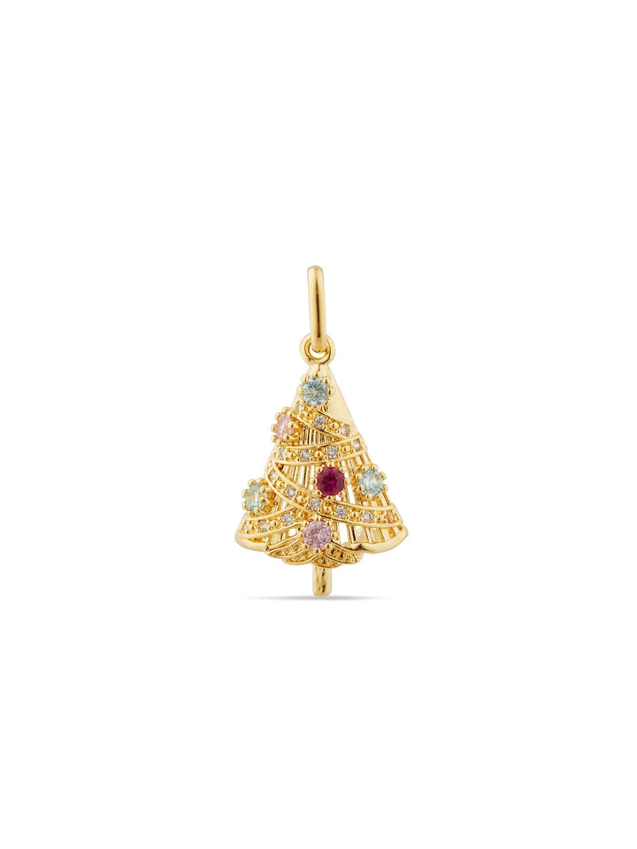 Golden Christmas Tree Pendant | AUPE4171 - Les Nereides