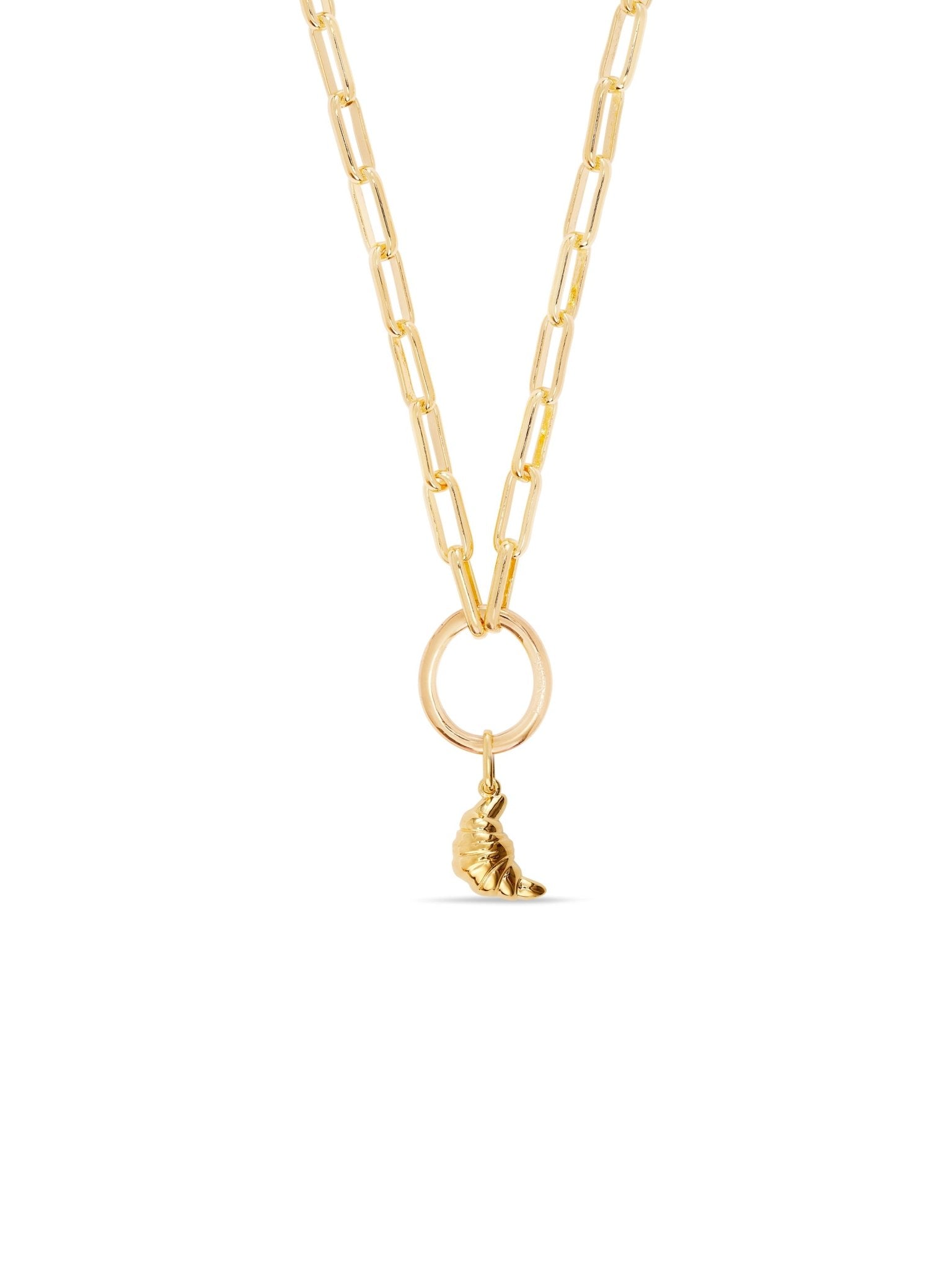 Golden Croissant Pendant | AUPE4031 - Les Nereides