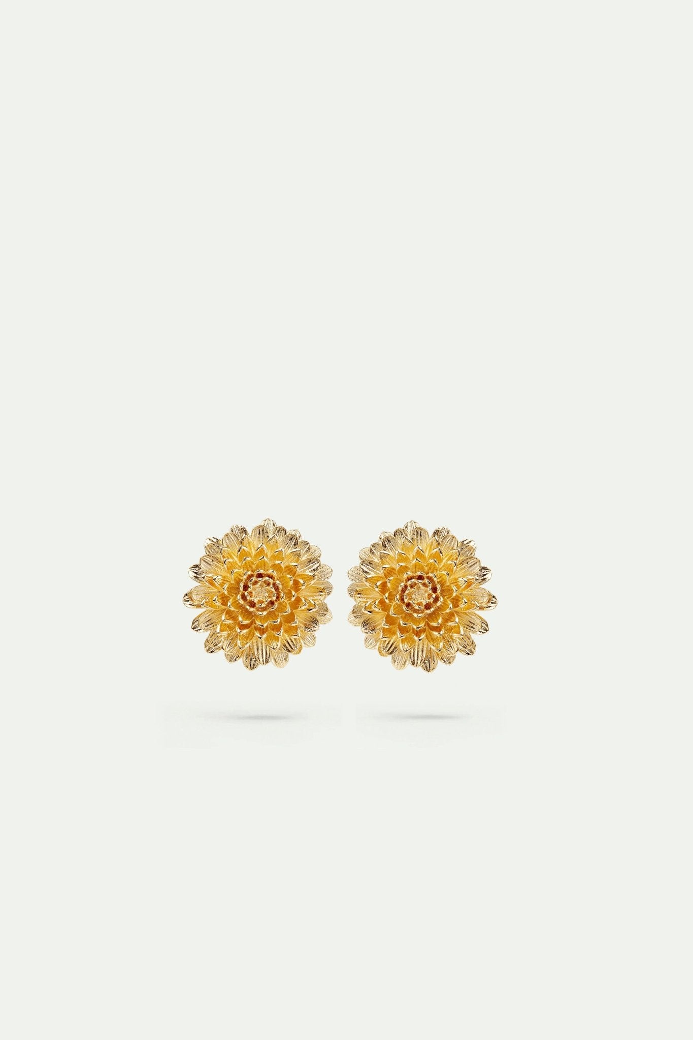 Golden dandelion earrings | AVNF1101 - Les Nereides