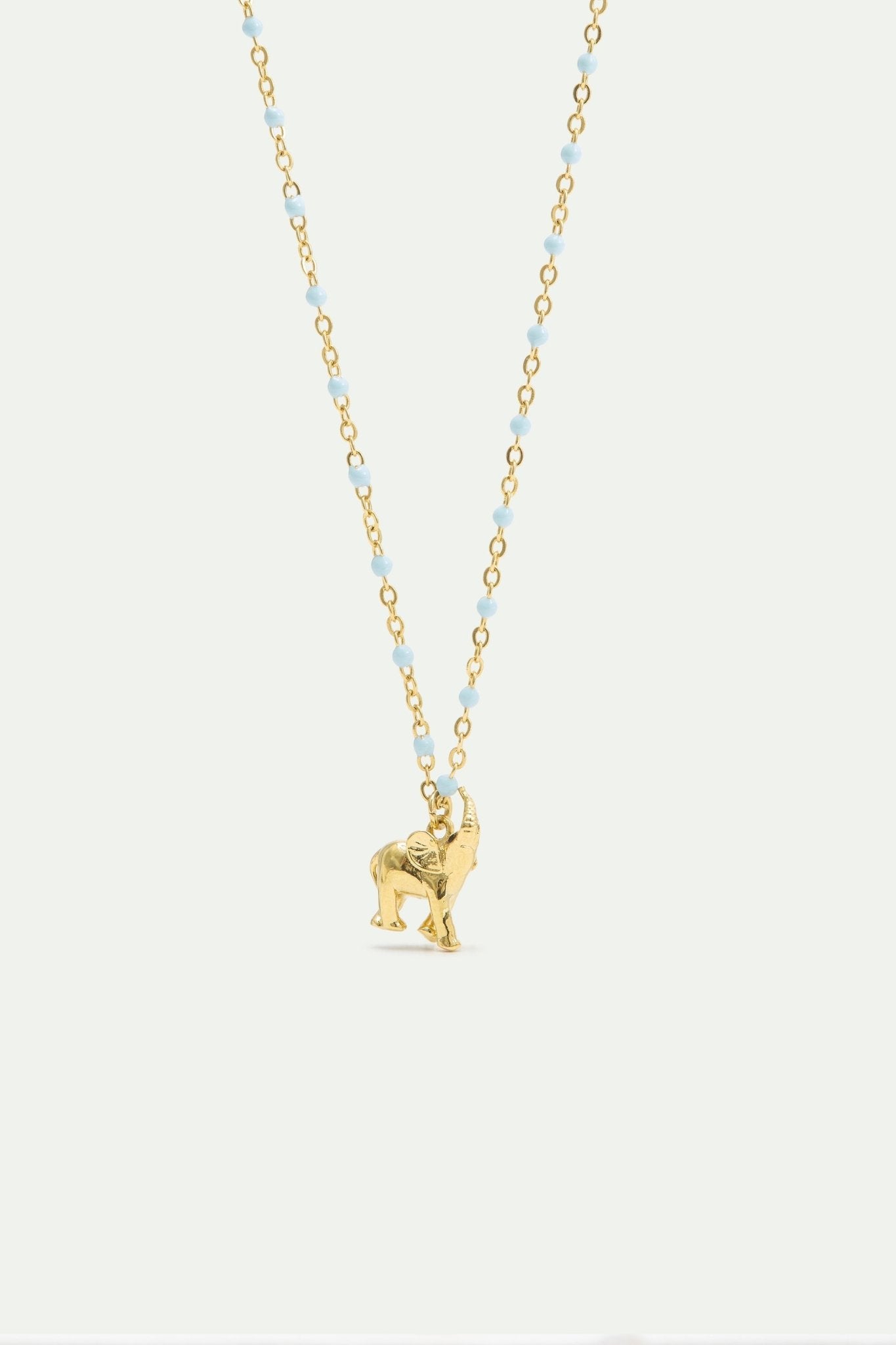 Golden Elephant Pendant Necklace | AXLA3031 - Les Nereides