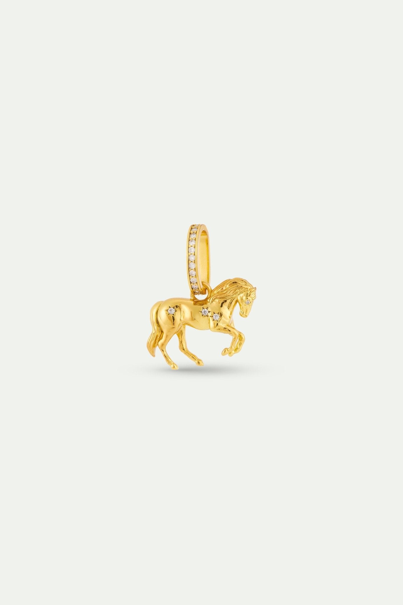 Golden Horse Pendant, Passion And Curiosity | Les Nereides
