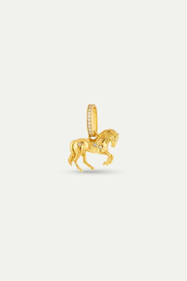 Golden Horse Pendant, Passion And Curiosity | AXPE4121 - Les Nereides