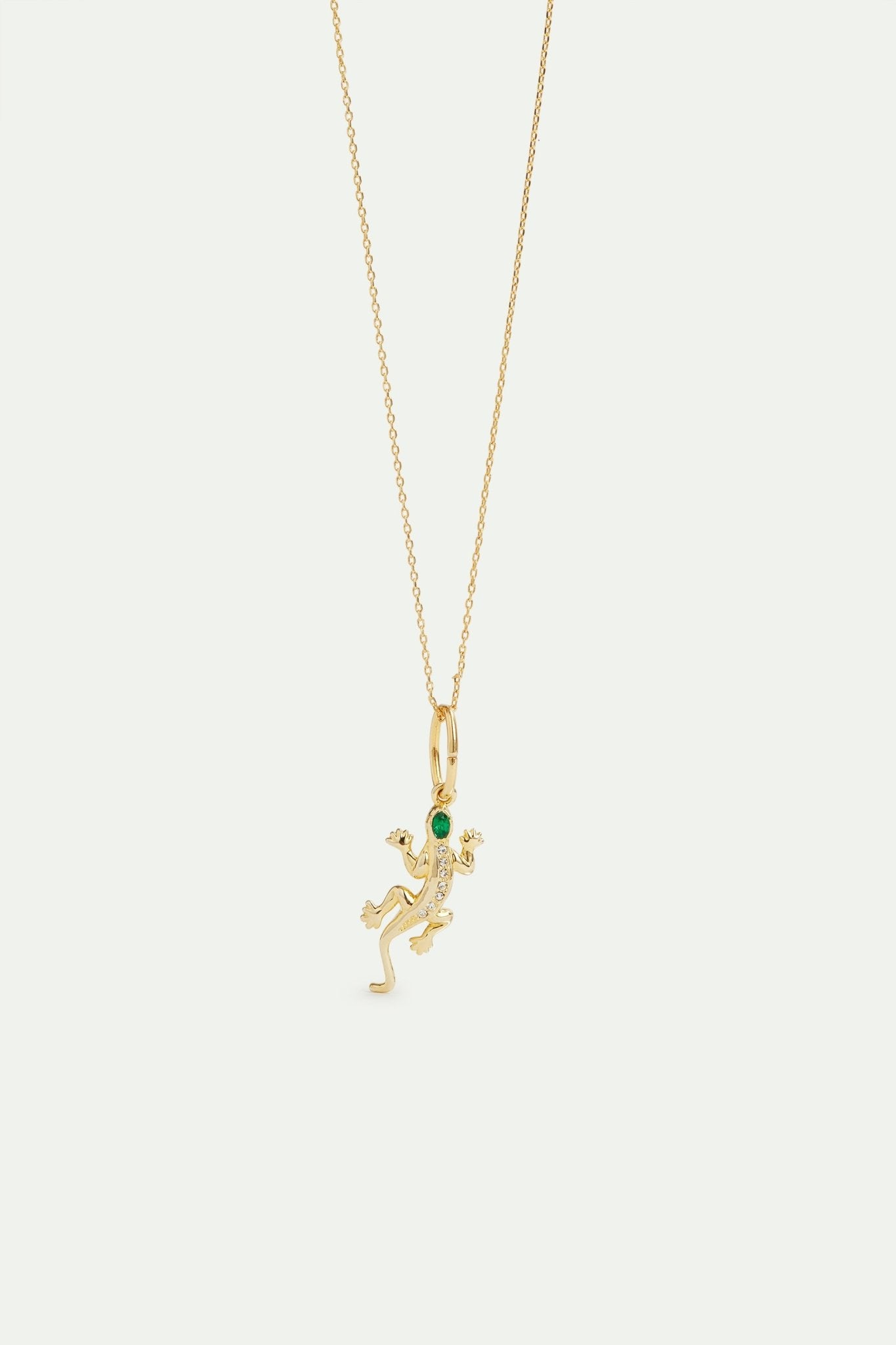Golden Lizard Pendant, Renewal And Idleness | AVPE4111 - Les Nereides