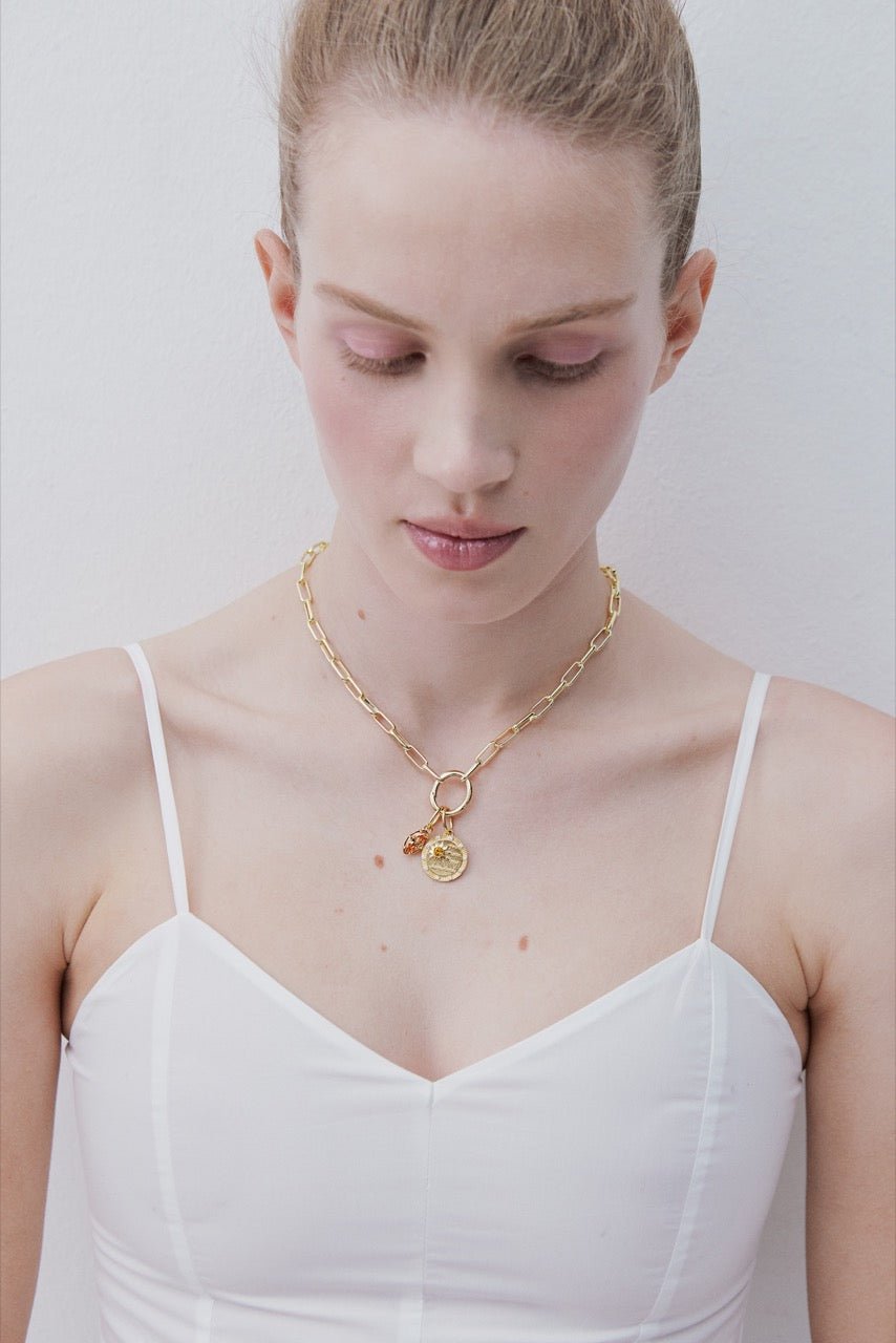 Golden Sunbeam Pendant, Dualism And Delight | AWPE4501 - Les Nereides