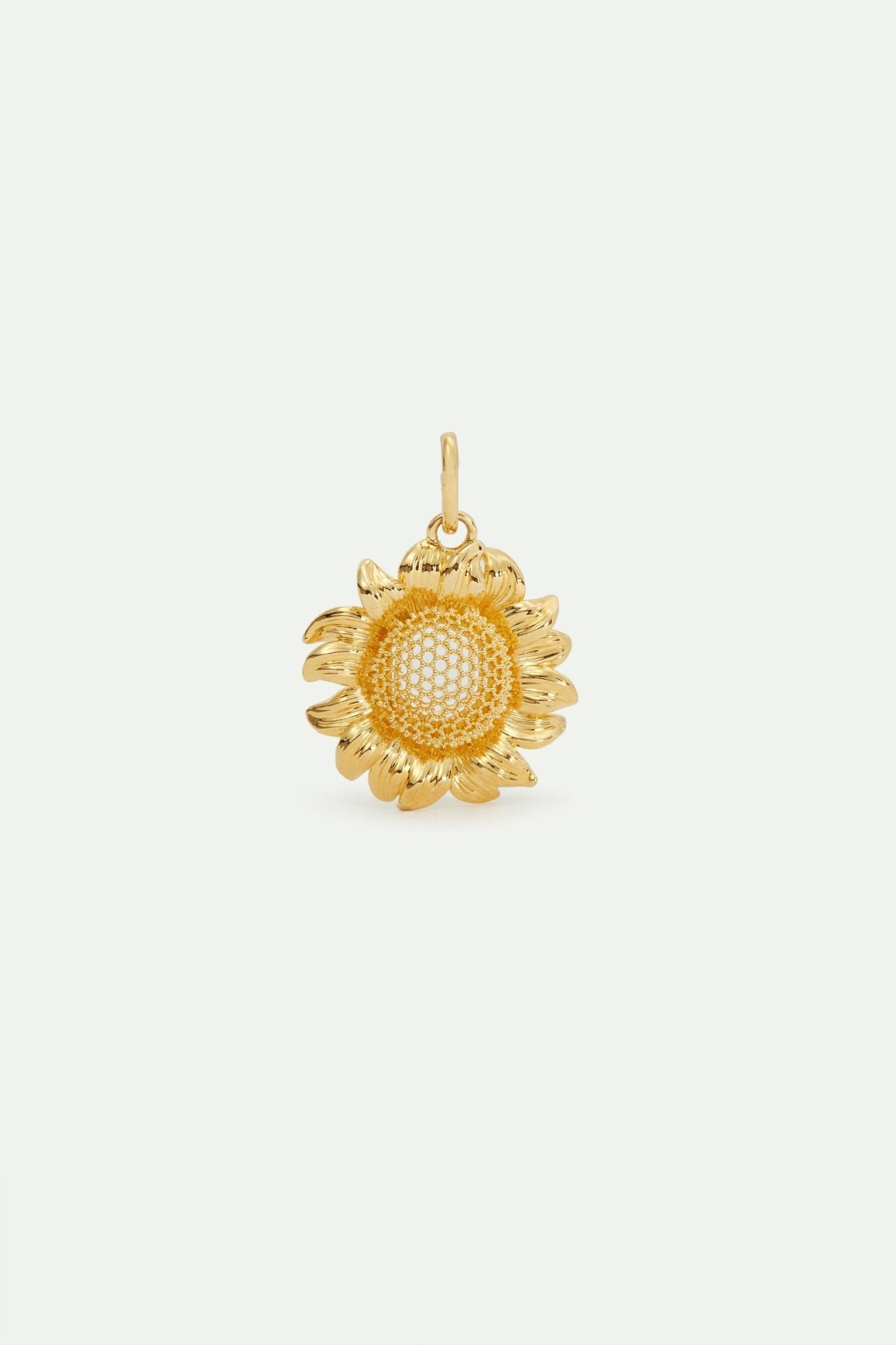 Golden Sunflower Pendant, Life And Loyalty | AVPE4091 - Les Nereides